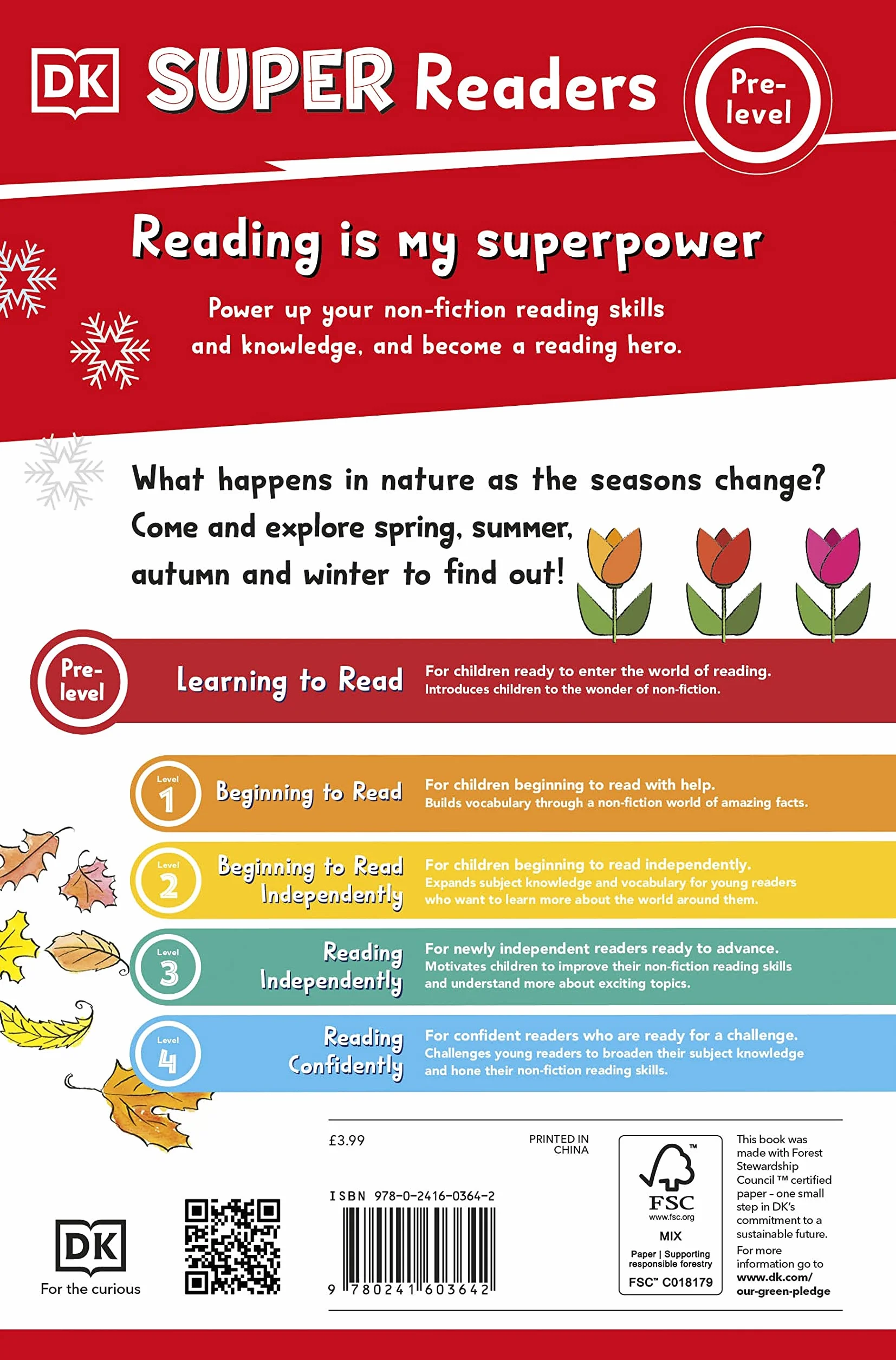 DK Super Readers Pre-Level Seasons
