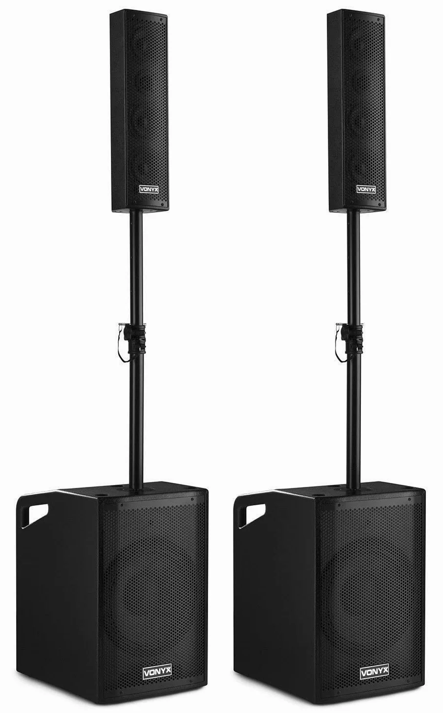 Vonyx VX1050BT aktywny zestaw głośników 2.2 1150W BT wózek pokrowiec ochronny