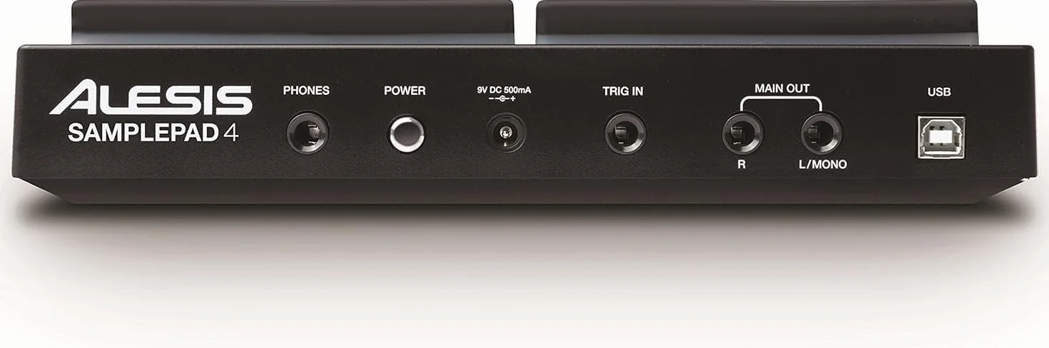 Alesis Sample Pad 4 Kompaktowy instrument perkusyjny 4 pady czułe na prędkość 25 dźwięków bębnów gniazdo SD/SDHC