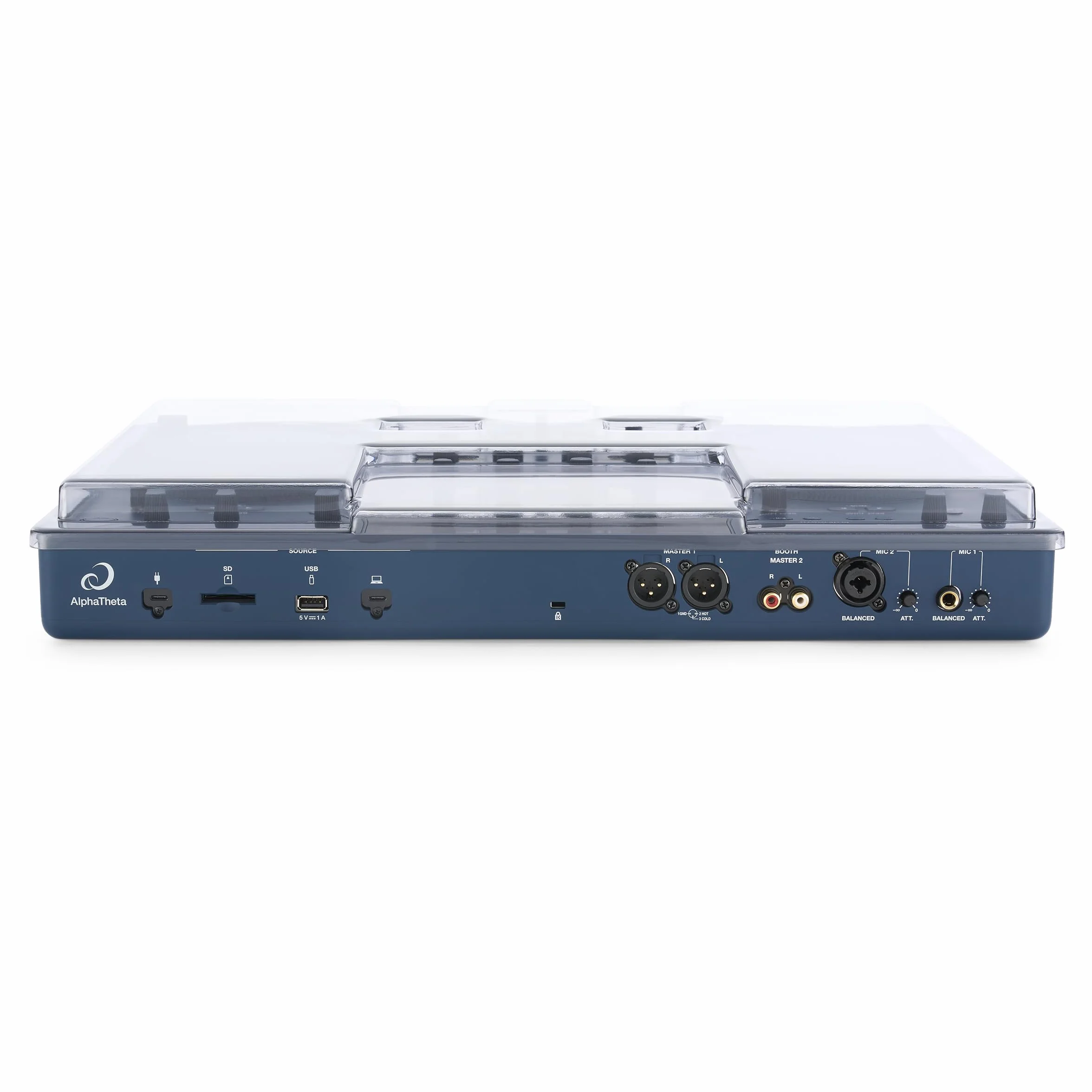 DECKSAVER Osłona Alphatheta Omnis-Duo, Przezroczysty, Osłona Alphatheta Omnis-Duo
