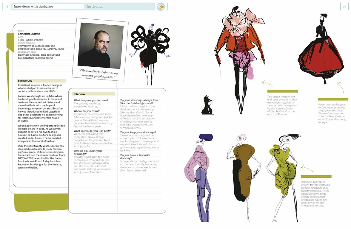 How to Draw Like a Fashion Designer /anglais: Inspirational Sketchbooks - Tips from Top Designers