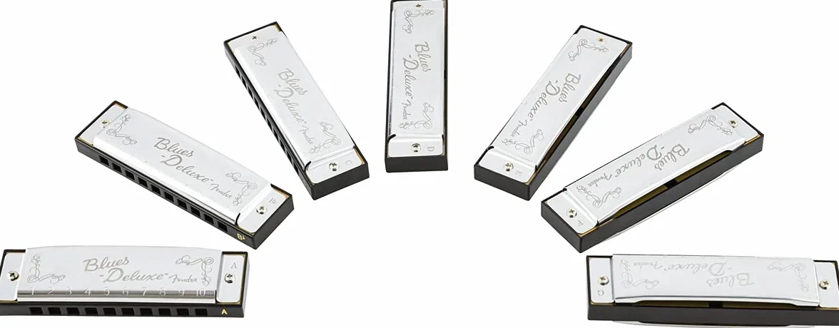 Fender 0990701049 Harmonijka, Srebrny, L