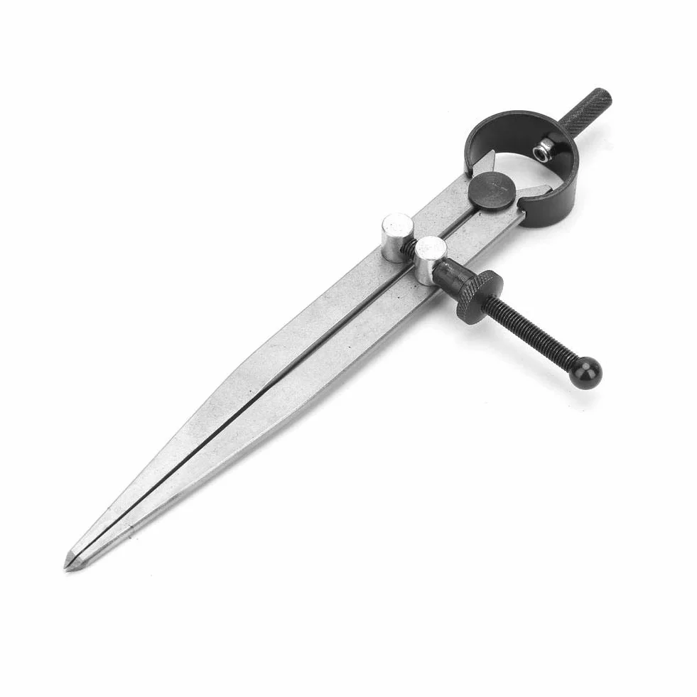 Wing Divider Compass, Spring Divider Caliper, Spring Divider Compass, Wide Application Leathercraft Compass, do sprzętu warsztatowego do sprzętu przemysłowego (150 mm)
