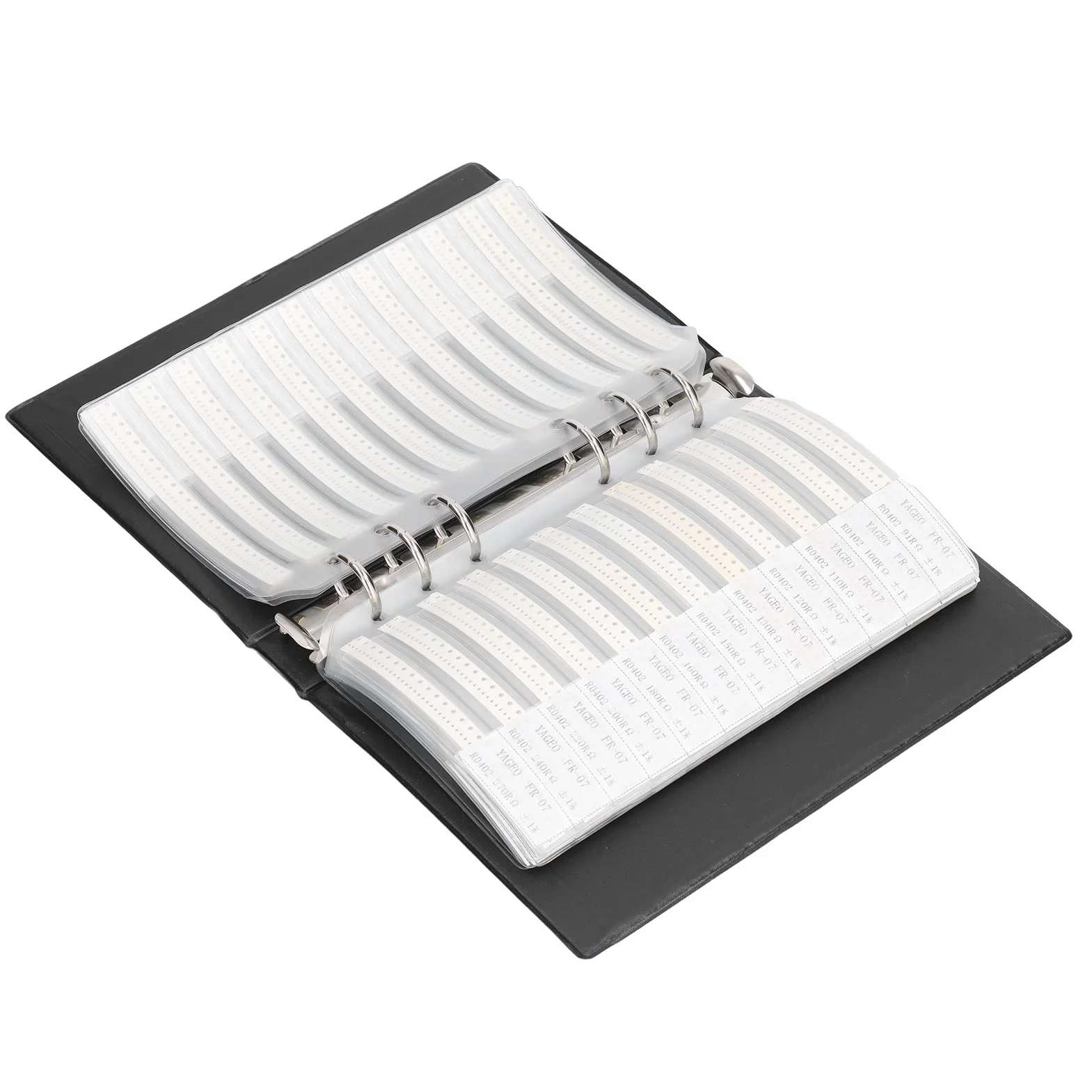SMT Pack Box Book, Kondensator 8500 szt. Rezystor SMD Combo Książka z Próbkami 170 Typów Kondensator Combo Zestaw z Próbkami dokładność dla Tranzystorów Bjt