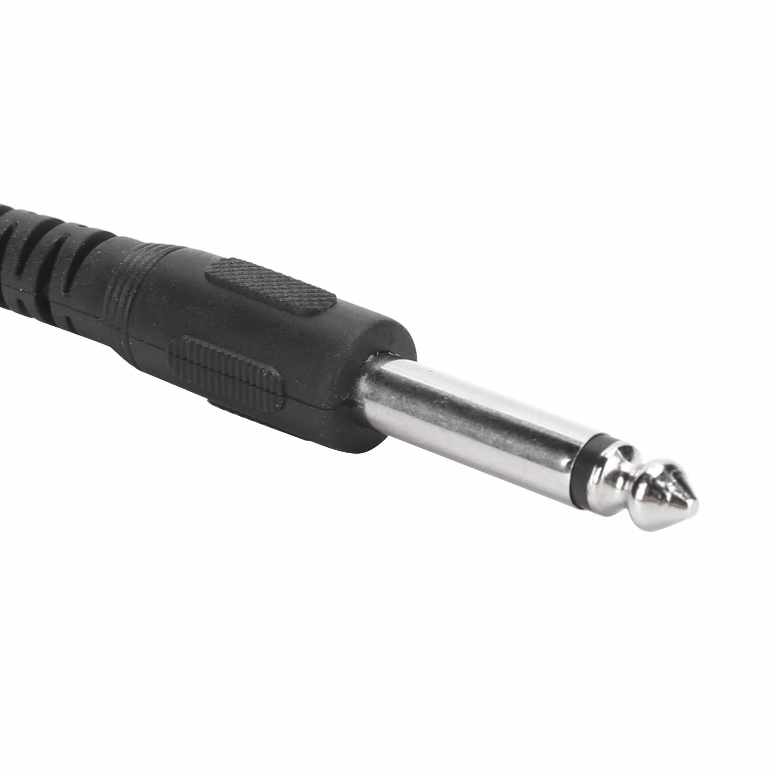 Mikrofon dynamiczny z zaczepem na ucho 6,35 mm, z włącznikiem i wyłącznikiem oraz odłączanym kablem o długości 16,4 ft do głośnika, mikrofonu do karaoke, gitary do instrumentów muzycznych