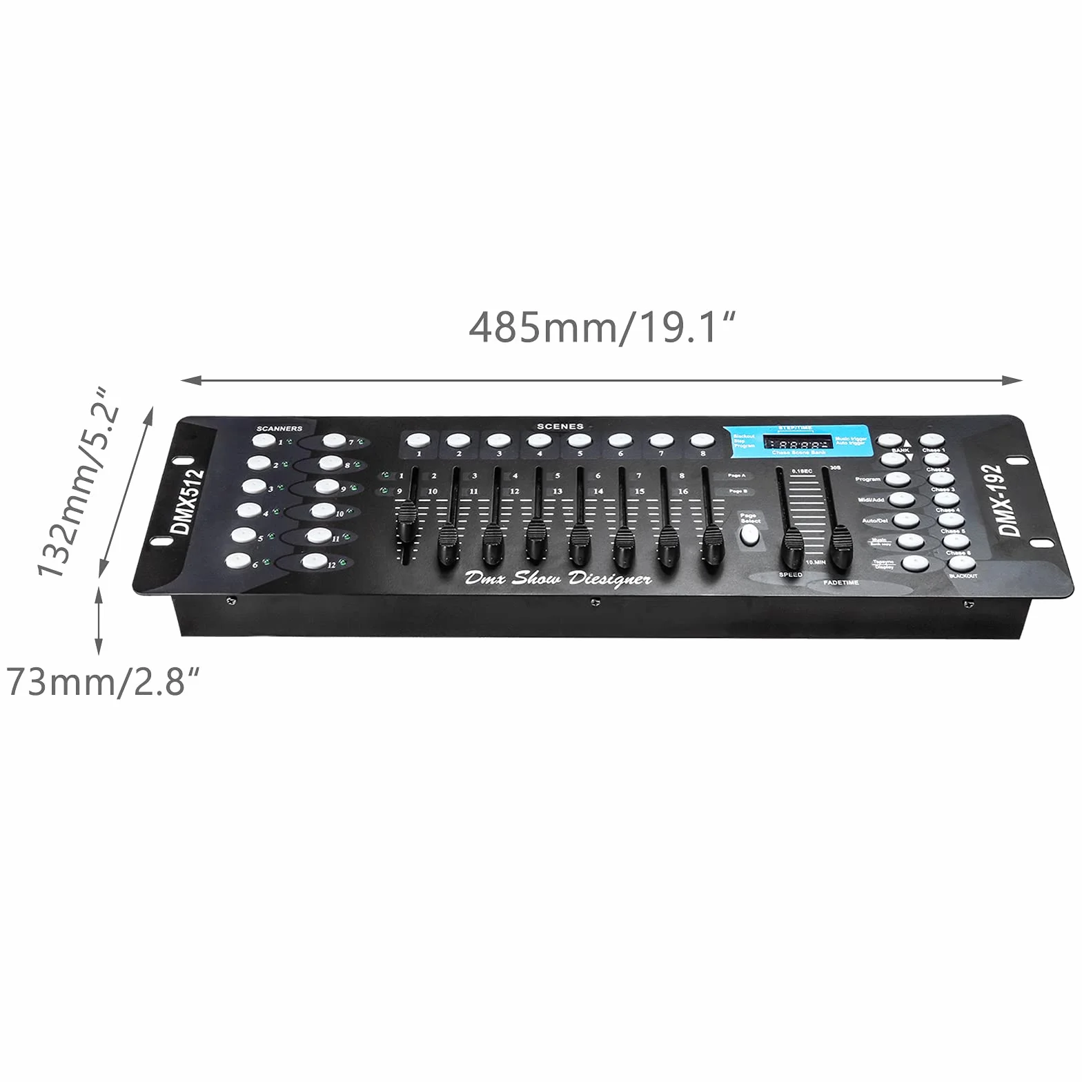 DMX Controller 192CH Dmx512, konsola do oświetlenia scenicznego