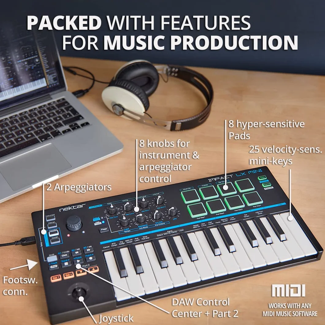Nektar Impact LX Mini, czarny