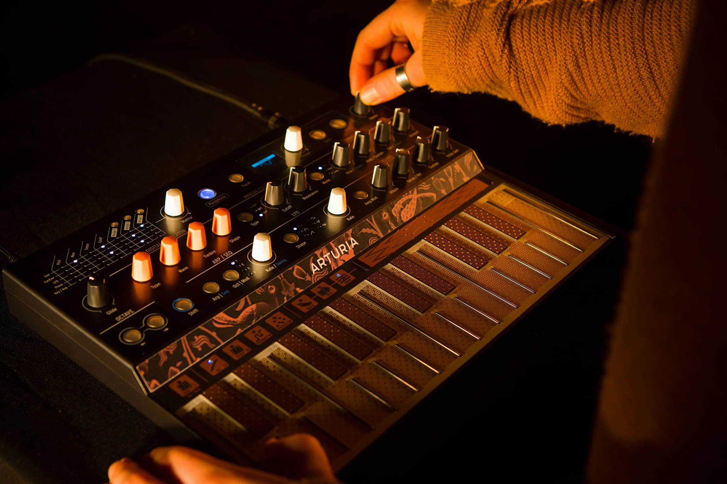 Arturia Microfreak Syntezator Niebieski 25 klawiszy