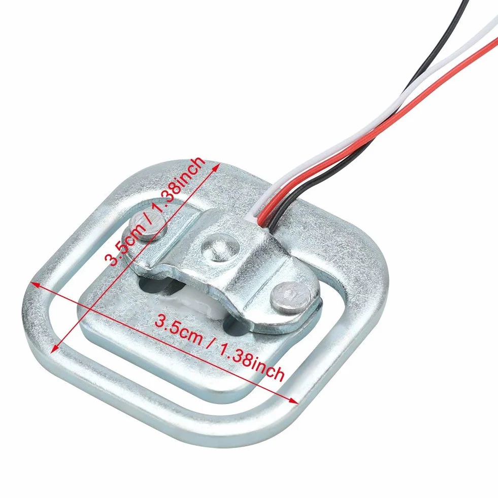 4 Sztuk 50 Kg/110lb Czujniki Półmostkowe Czujniki Przyspieszenia Czujnik Ważenia 3 Przewodowy Elektryczny Czujnik Tensometryczny Tensometryczny