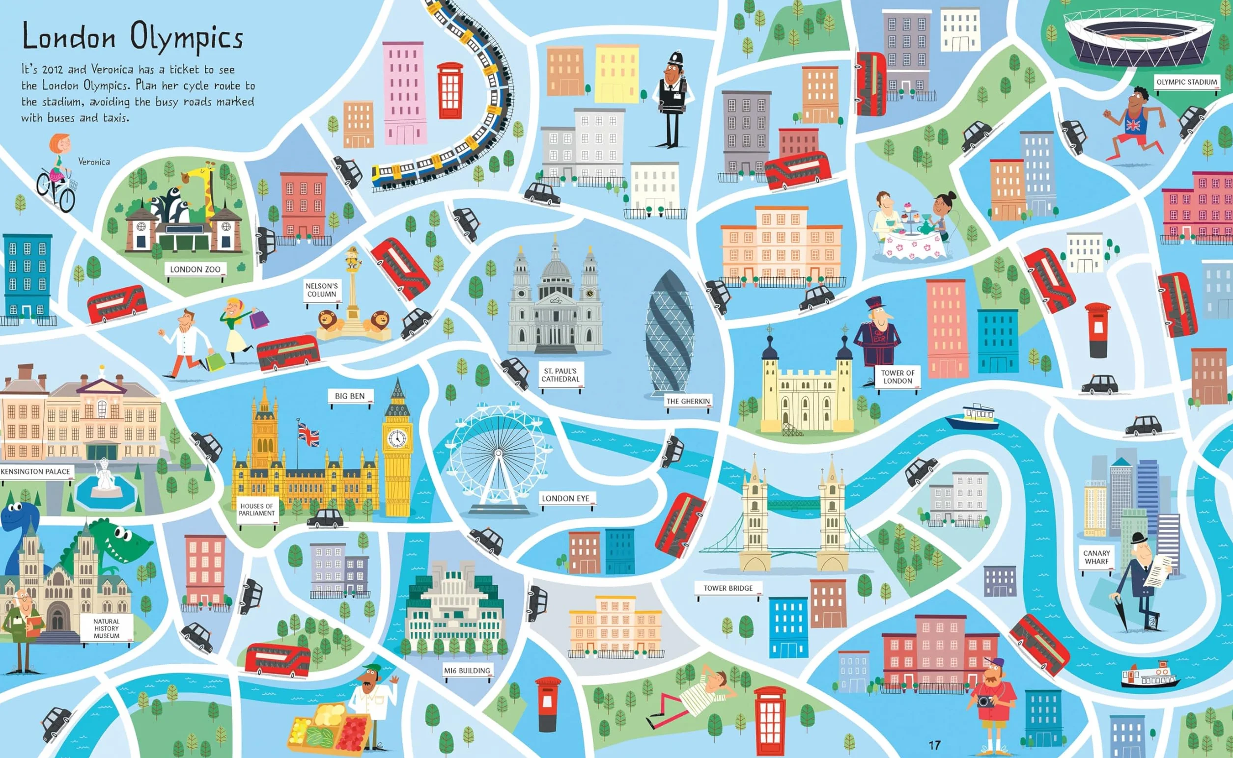 Map Maze Book (Maze Books)