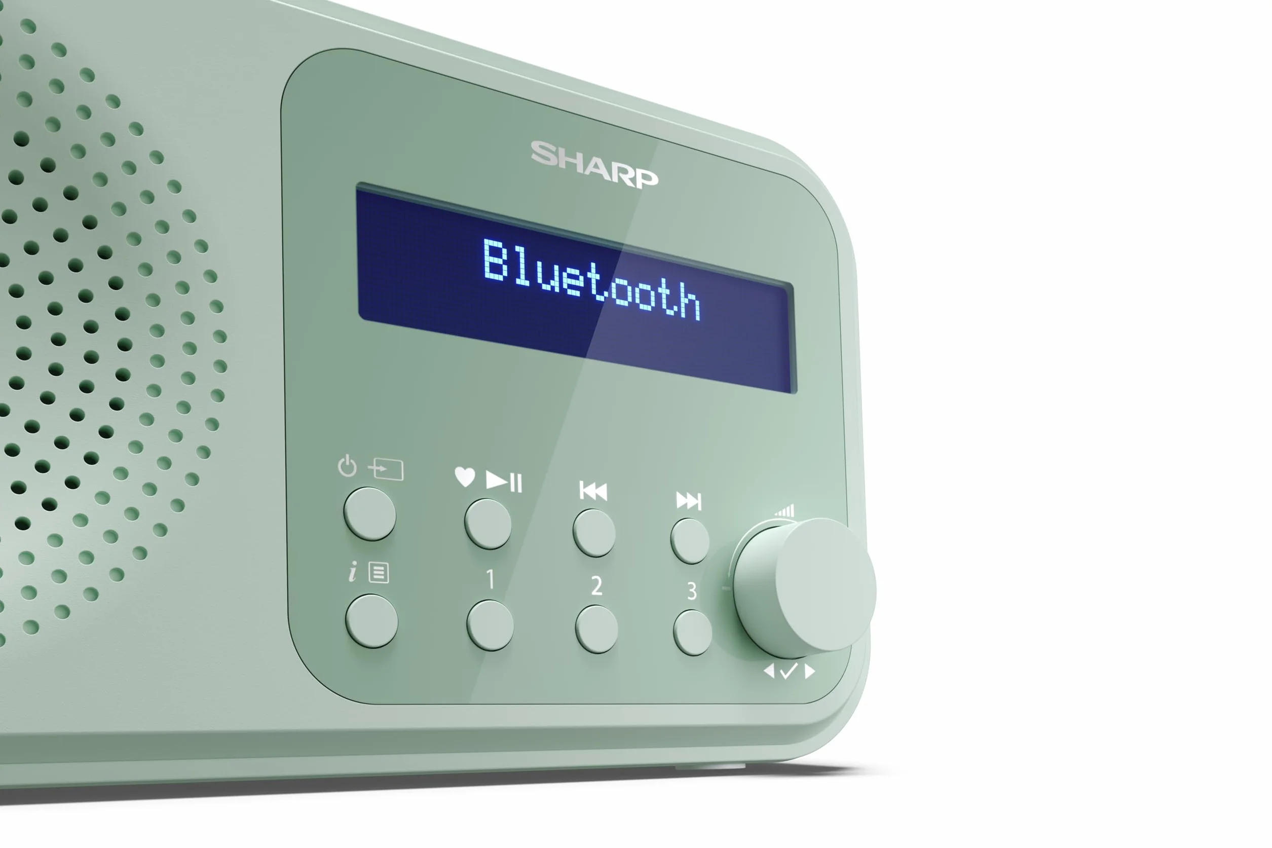 Sharp DR-P420(PK) Tokyo Dab+, Dab i FM przenośne radio cyfrowe z RDS, BT 5.0, USB lub bateriami, mini jack, teleskopową anteną, automatycznym wyszukiwaniem, 20+20 wspomnień, automatycznym czasem i