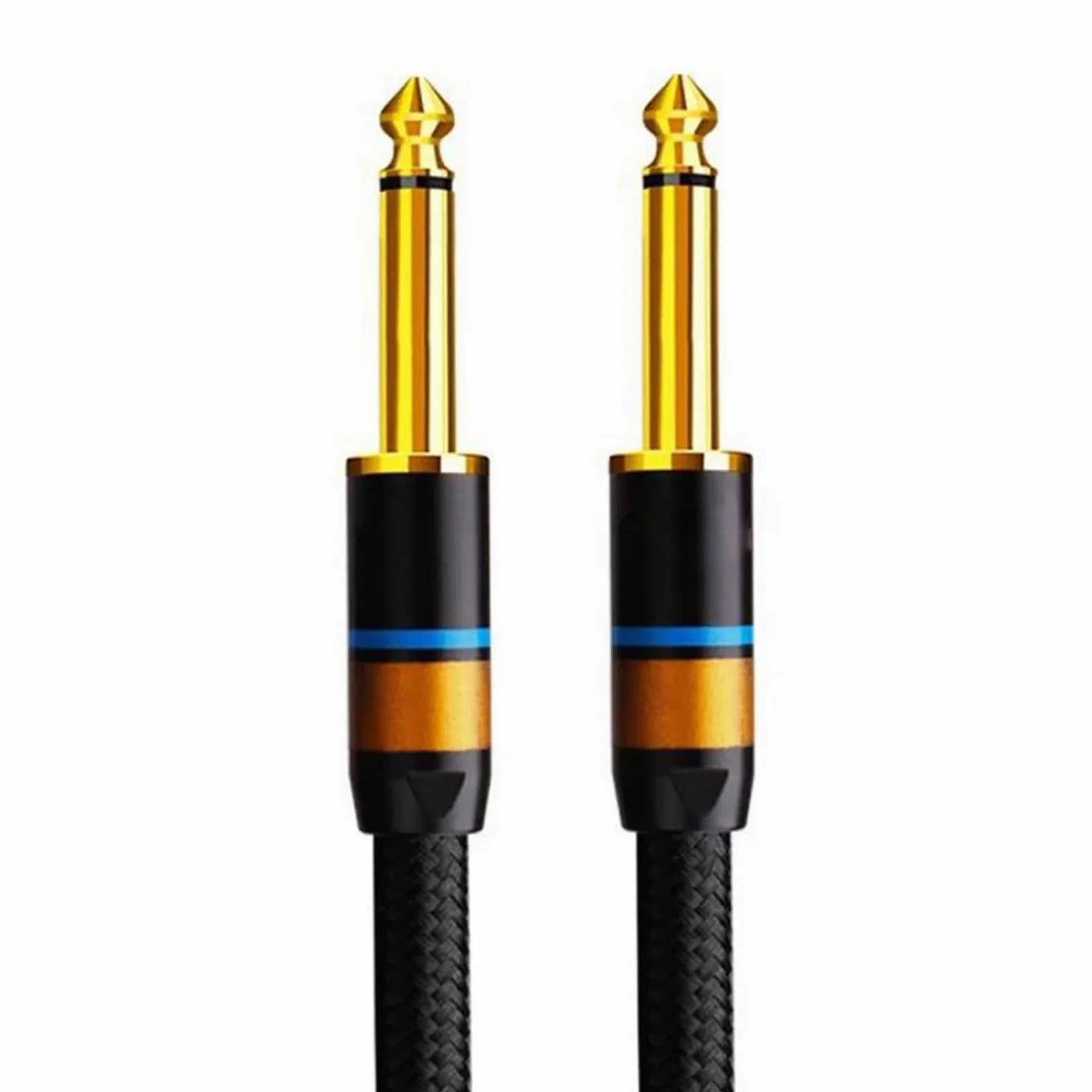 Dorosły Kabel Do Gitary Wytrzymały Kabel Gitarowy Z Wyjściem 6,5 Mm Do Wzmacniacza Miksującego Stereo