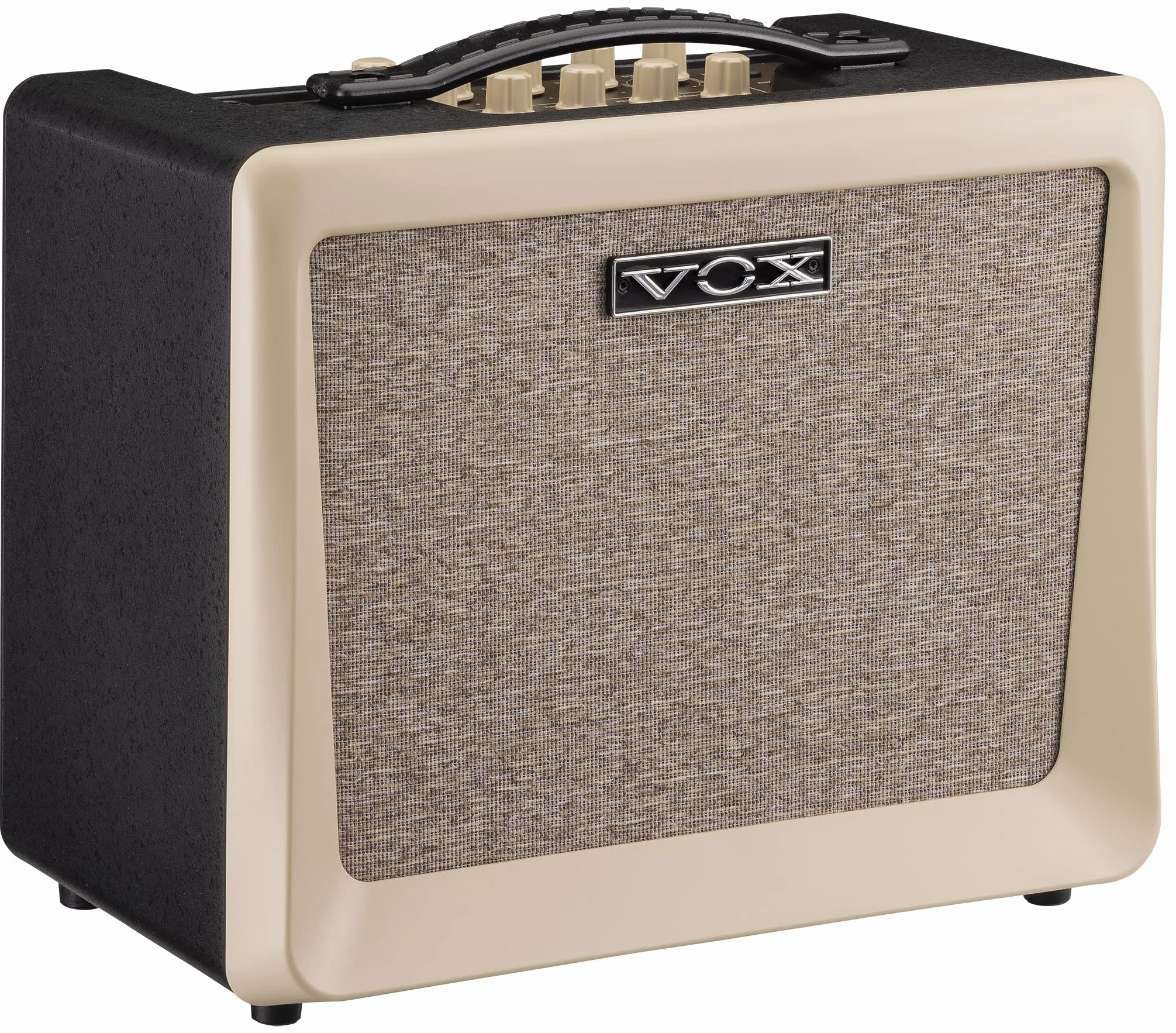 Vox UKU50-50W Wzmacniacz Lampowy Combo do Ukulele Elektroakustycznego z Wejściem Mikrofonowym i Efektami - Krem