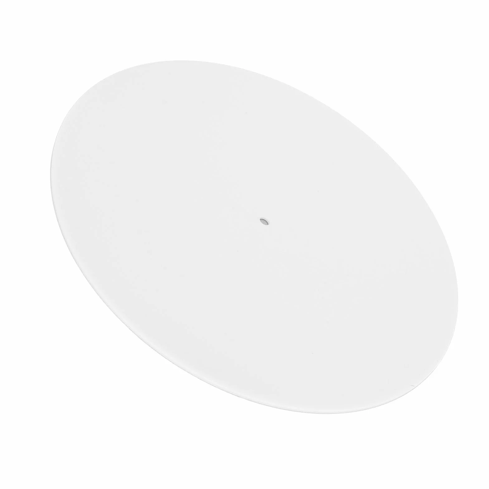 Mata Gramofonowa Płyta Talerzowa Slipmat, Slipmat Talerzowy do 12-calowego Gramofonu Winylowego w Stylu Vintage, Redukuje Hałas Powodowany Przez Kurz Statyczny (WHITE)