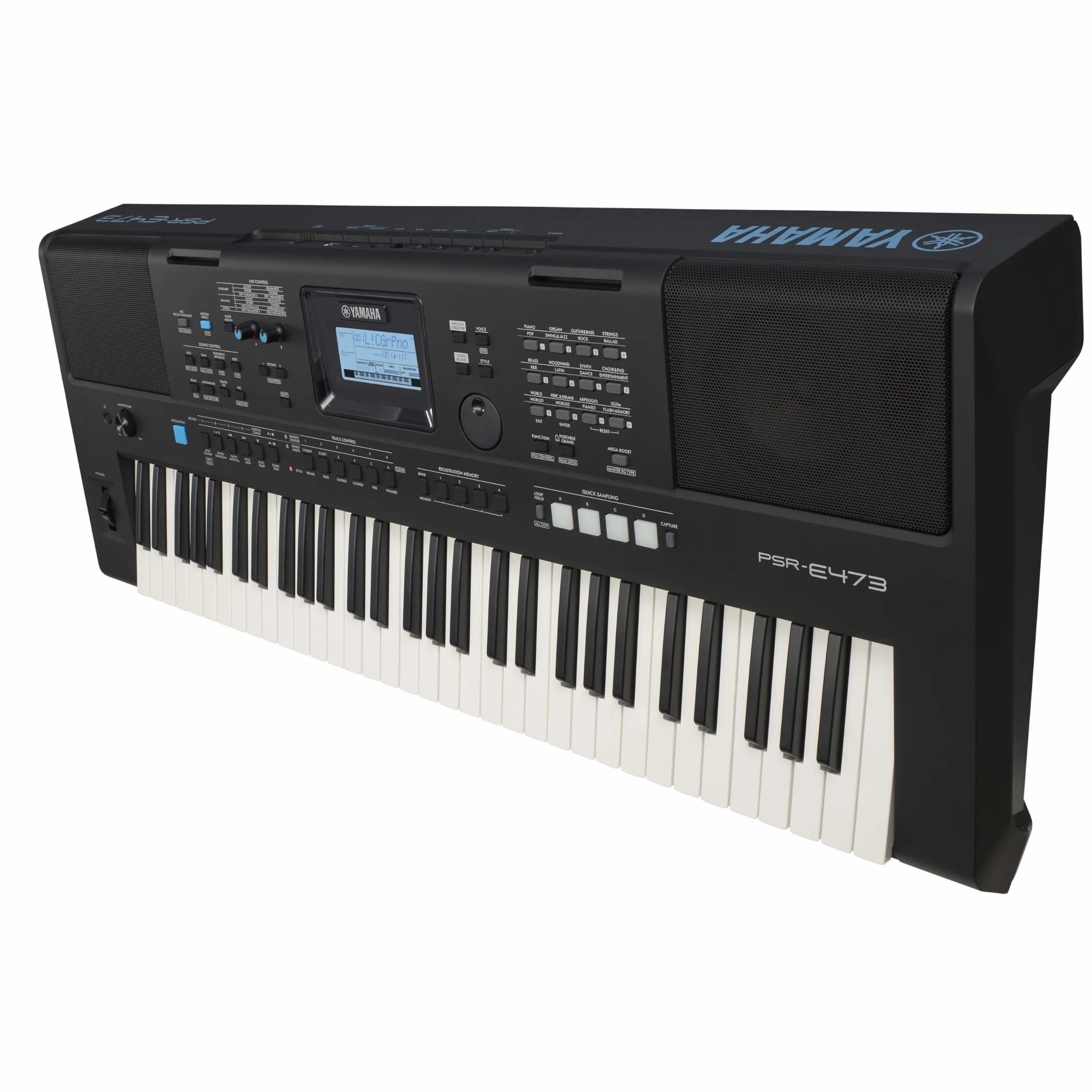 Yamaha Psr-Ew425 Keyboard, Czarny, 76 Klawiszy