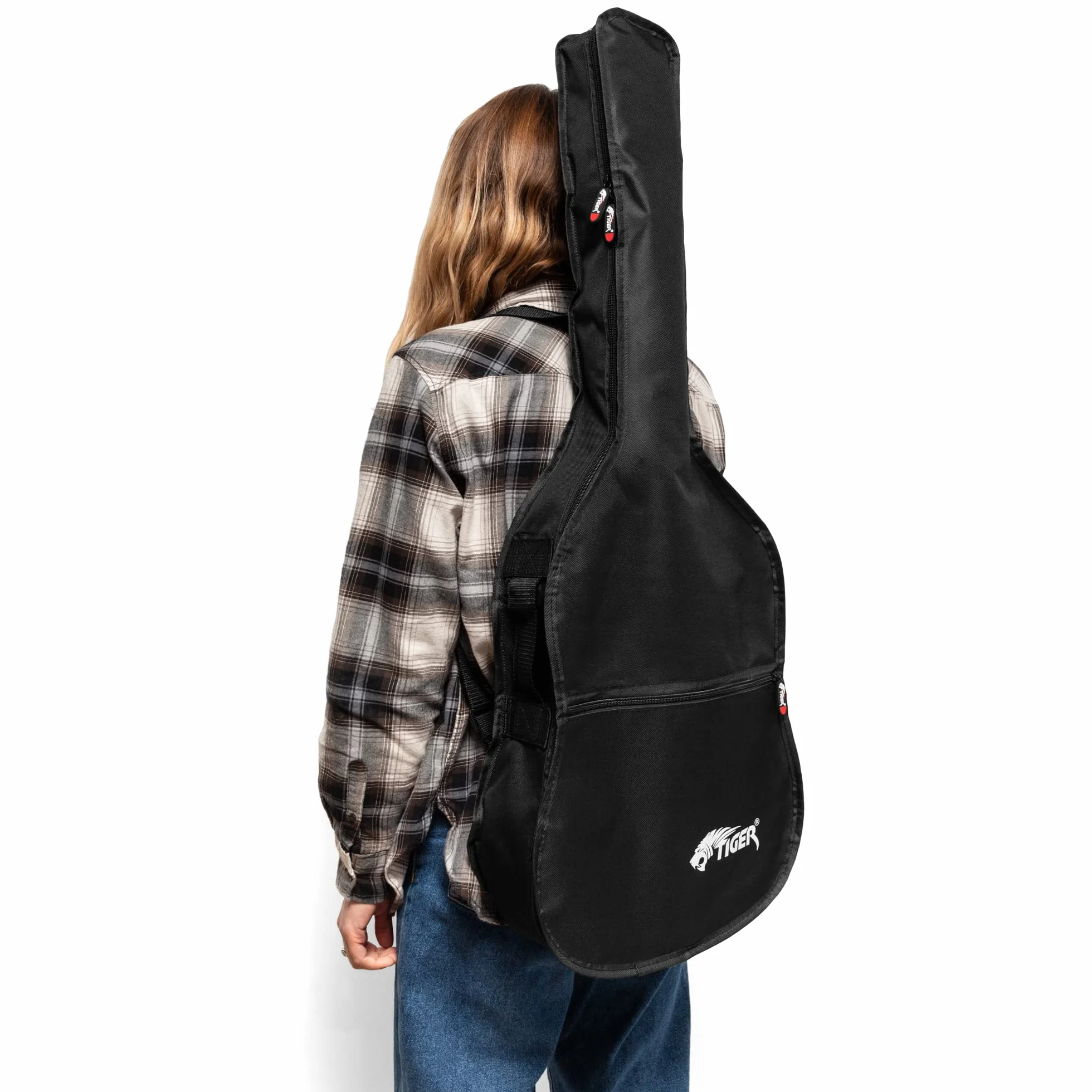 Tiger Pokrowiec na Gitarę 3/4 Czarny