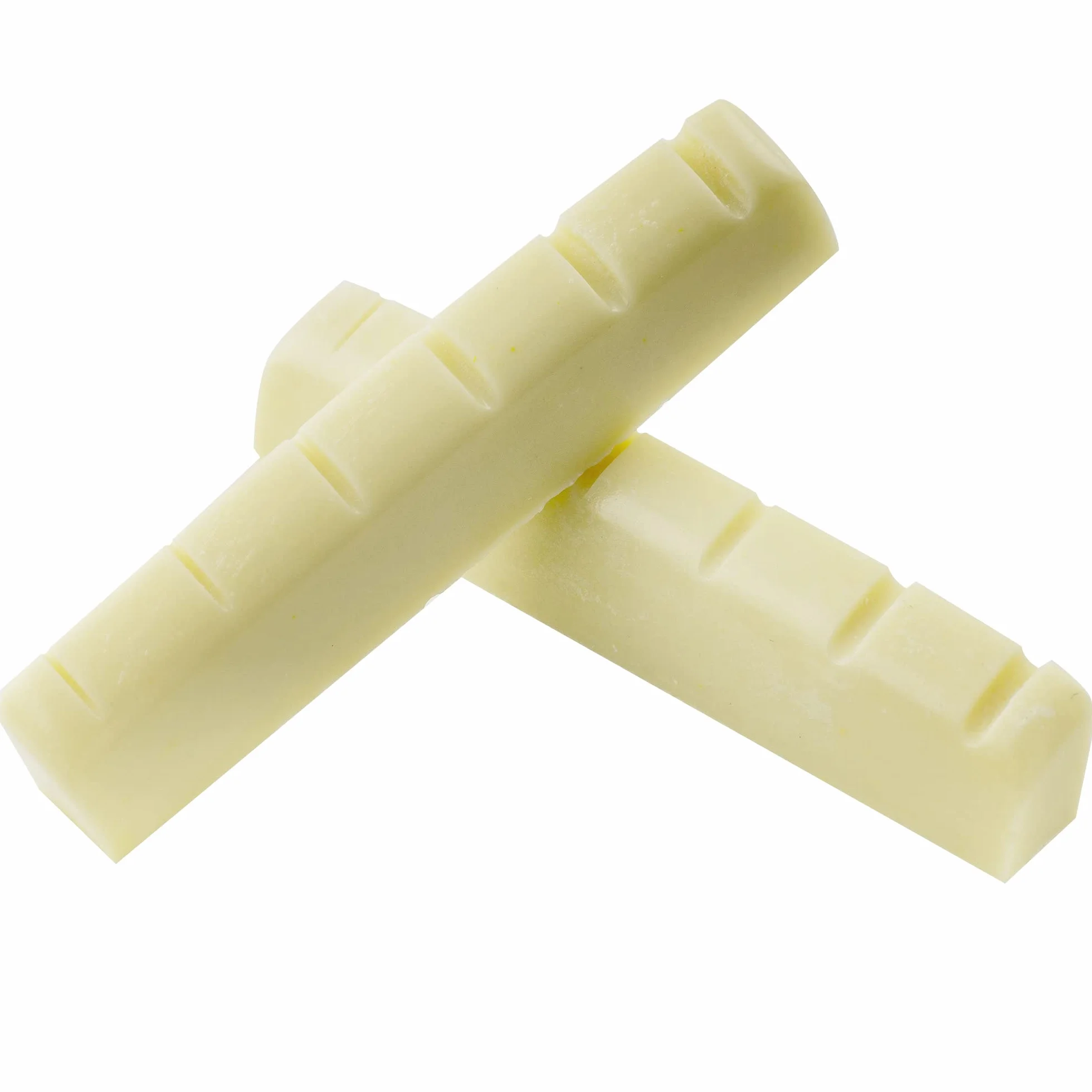 Musiclily Pro Plastik żywicy Mocznikowej 44mm Siodełko Gitarowe typu LP do Gitary Elektrycznej Les Paul, Kość Słoniowa(2 szt.)