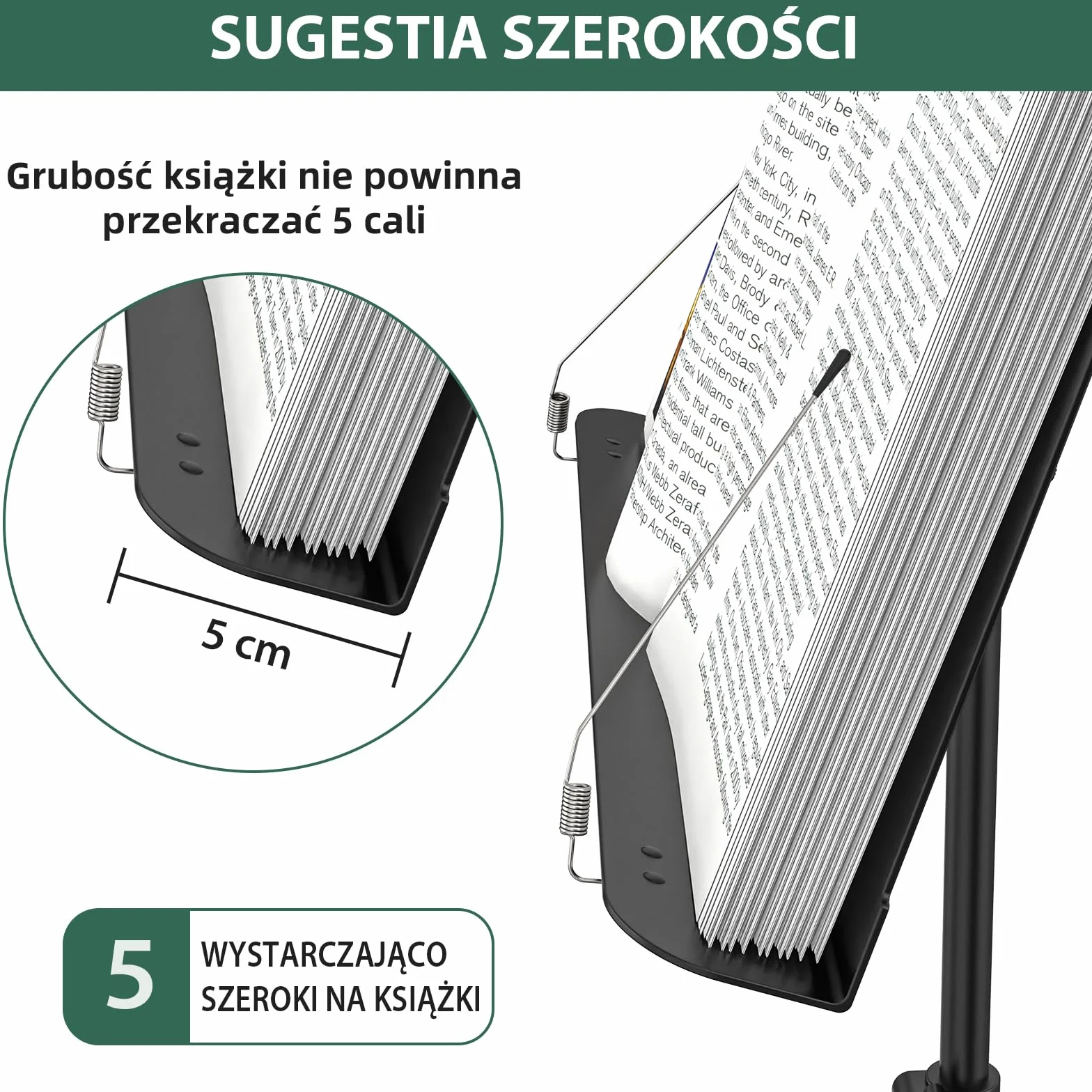 GLEAM Stojak na nuty metalowy 5 w 1 z torbą