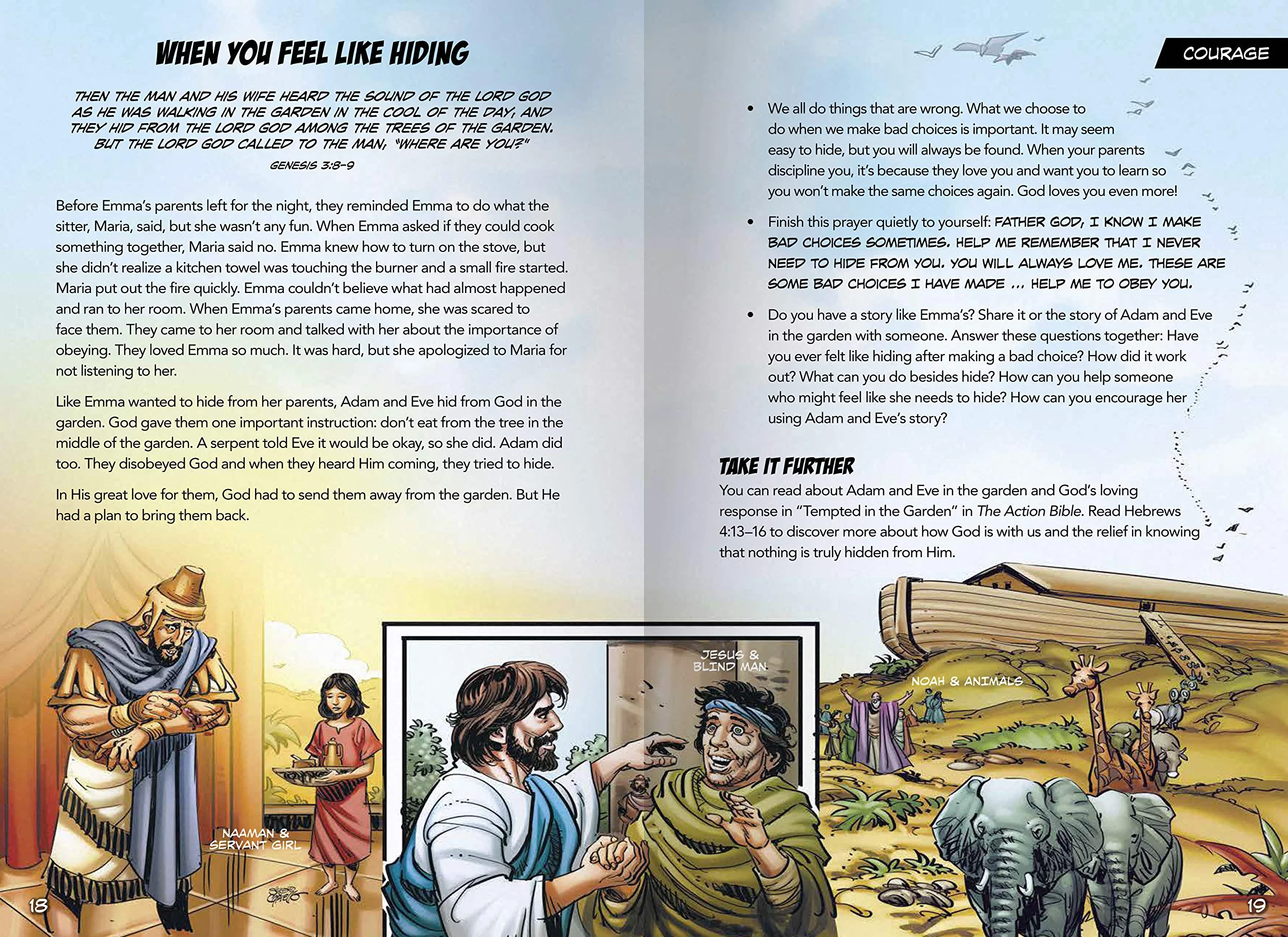 The Action Bible Anytime Devotions: 90 Ways to Help Kids Connect with God Anytime, Anywhere: 1