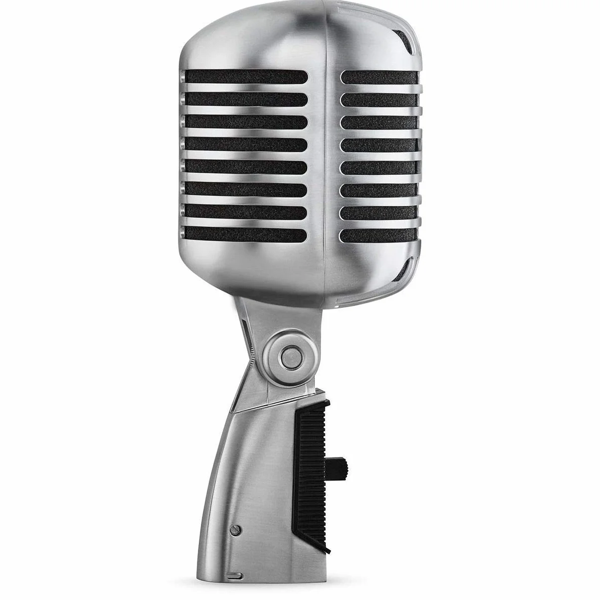 Shure 55sh Series II Iconic Unidyne Dynamiczny mikrofon wokalny, klasyczny, z kardioidalną charakterystyką kierunkową do występów na żywo, mikrofon z adapterem gwintu