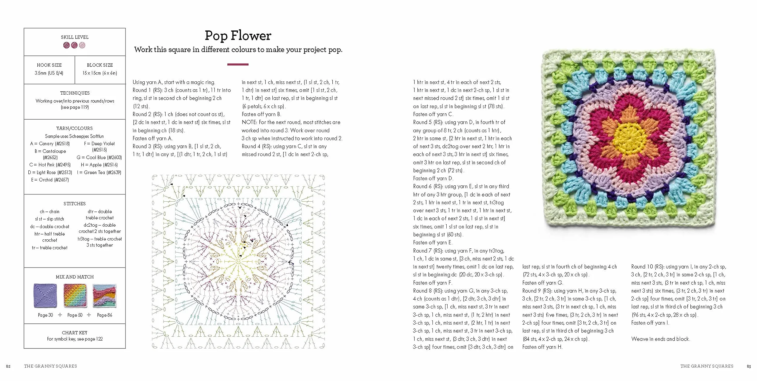 A Modern Girl’s Guide to Granny Squares: Awesome Colour Combinations and Designs for Fun and Fabulous Crochet Blocks