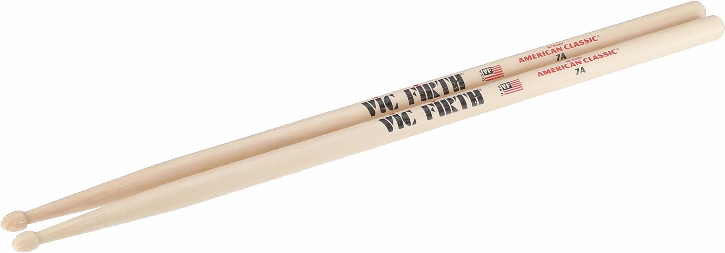 Vic FIrth - American Classic® pałeczki perkusyjne 7A - American Hickory - końcówka drewniana