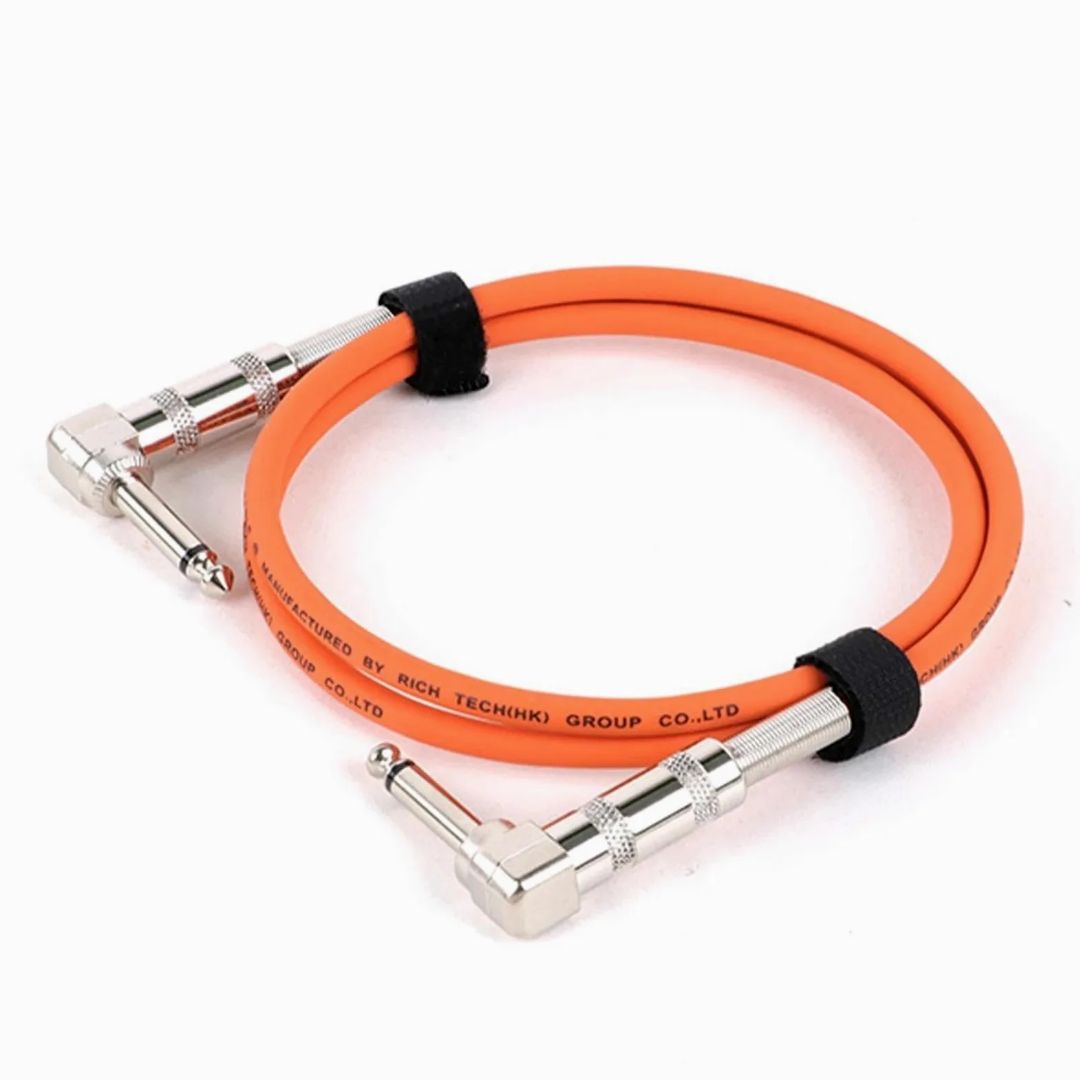 6,35 MM Mono Zbalansowany 1/4 Kąt Do Kąta Głośnik Wzmacniacz Kabel Do Gitary Klawiatury‎ Kabel Dwukanałowy 1 Szt(Orange,15m)