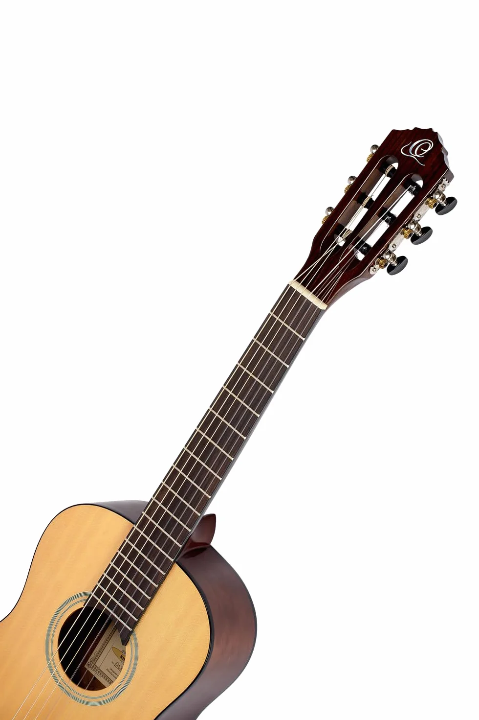 Ortega Guitars 1/2 Classical Guitar – Seria Student – Świerk/Katalpa, Wykończenie Naturalne, Połysk (RST5-1/2)