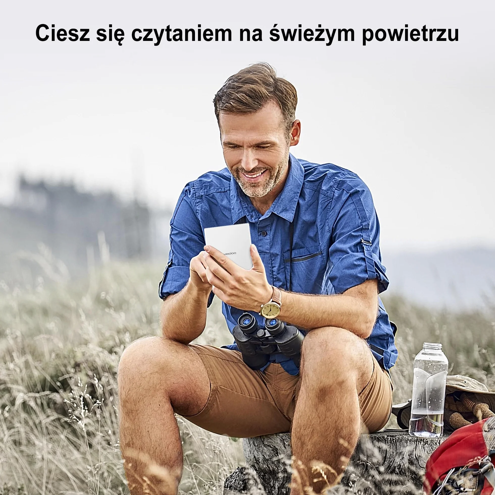 Veidoo 5.8 Cala Czytnik Książek Elektronicznych, Ekran Dotykowy HD, Technologia Carta E-Ink, 32GB ROM, WiFi, Długa Żywotność Baterii (Biały)