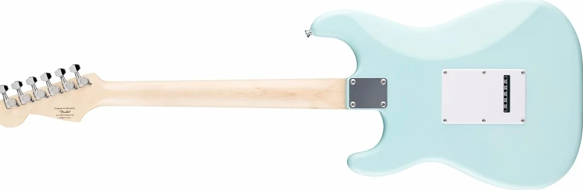 Fender Squier Debut Series HSS Stratocaster gitara elektryczna, gitara dla początkujących, 2-letnia, Daphne Blue