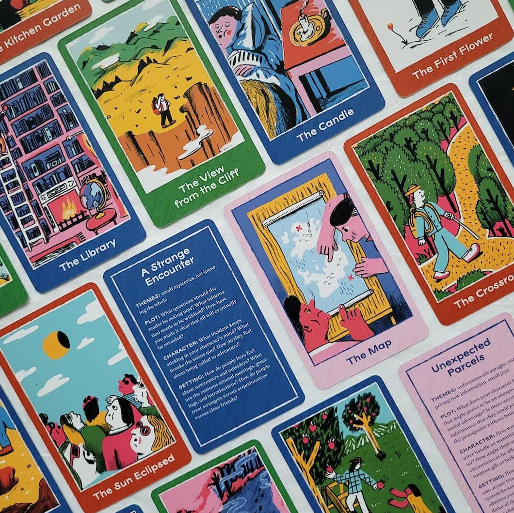 The Writer's Oracle Deck & Guidebook: 50 Cards to Inspire Your Writing