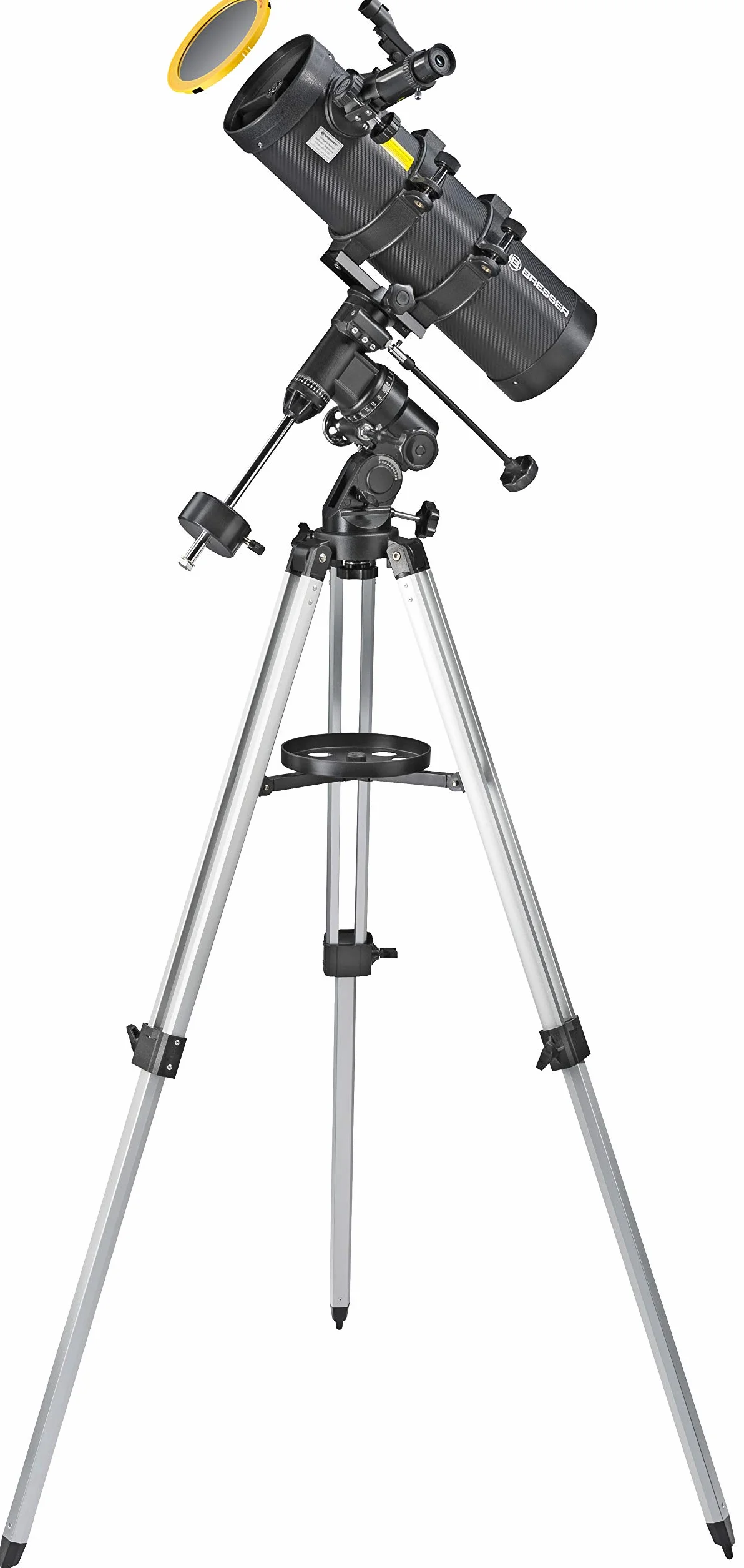 Bresser Spica 130/1000 EQ3 – Teleskop zwierciadlany z adapterem do smartfonów