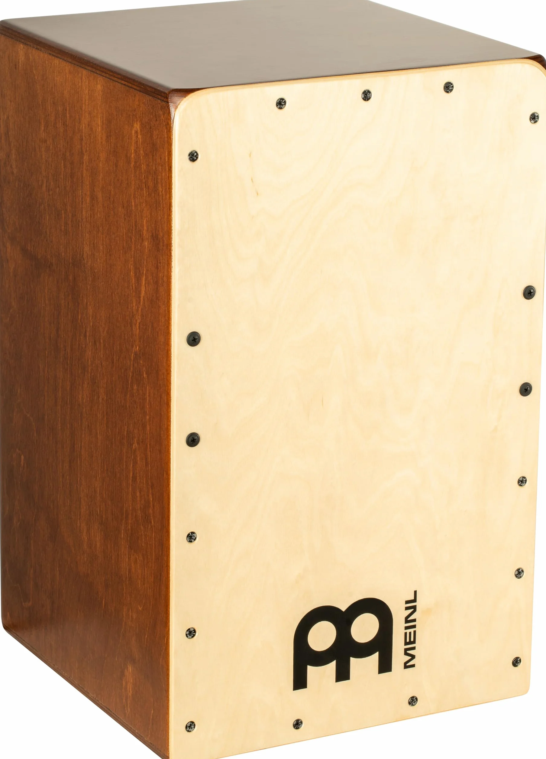 Meinl Percussion Snarecraft Cajon Instrument – Cajon z Dwoma Sprężynami Werblowymi – Panel Przedni Brzoza Bałtycka (SC100AB-B)