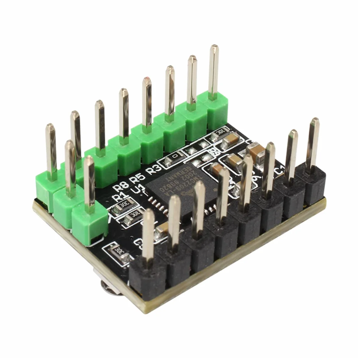 WANGCL Sterownik silnika krokowego TMC2209 z radiatorem doskonały efekt wyciszenia do drukarki 3D Park MKS Gen L/MKS SGen L/SKR V1.3