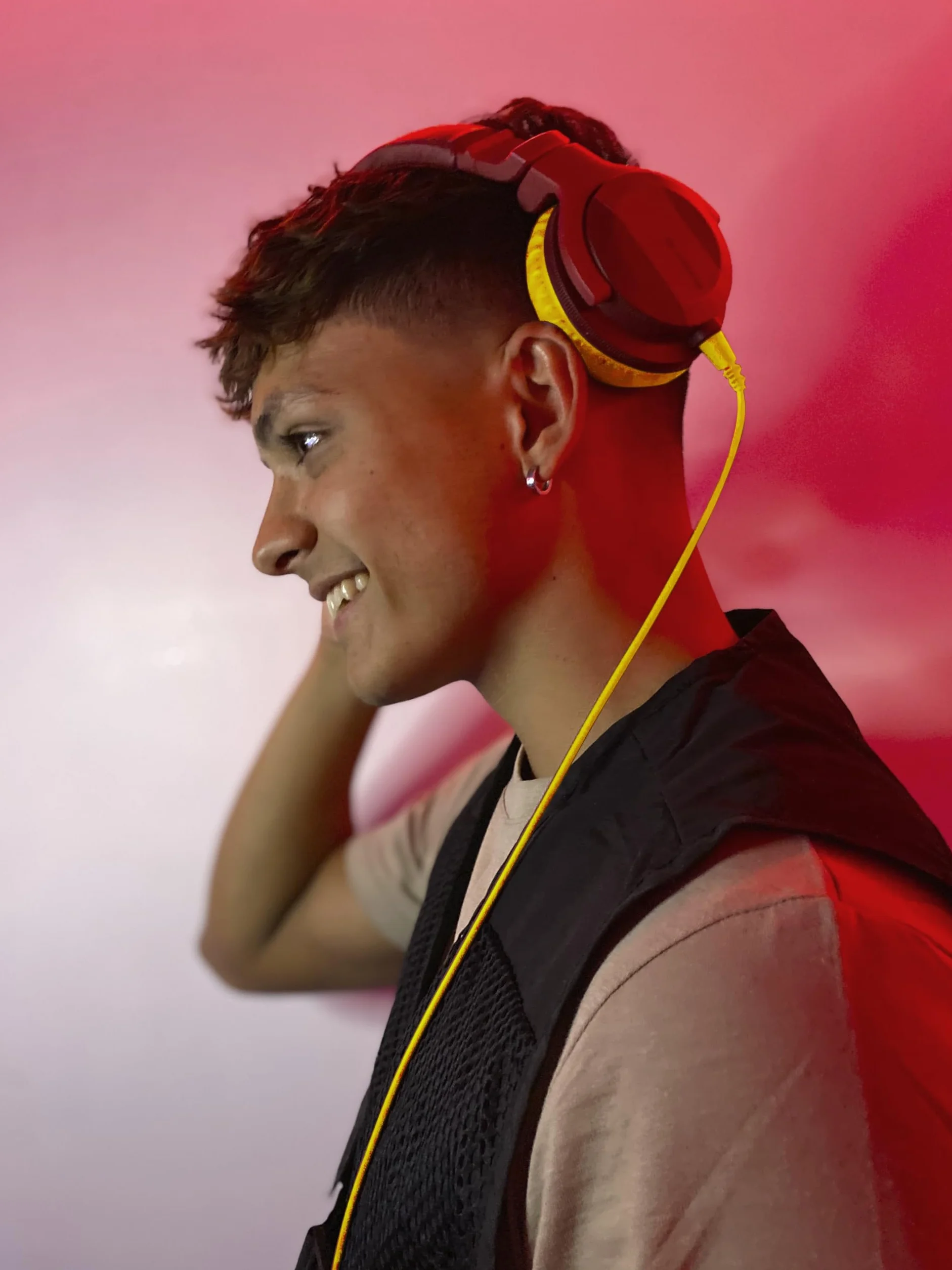 Pioneer Dj Słuchawki Bezprzewodowe, Czerwony