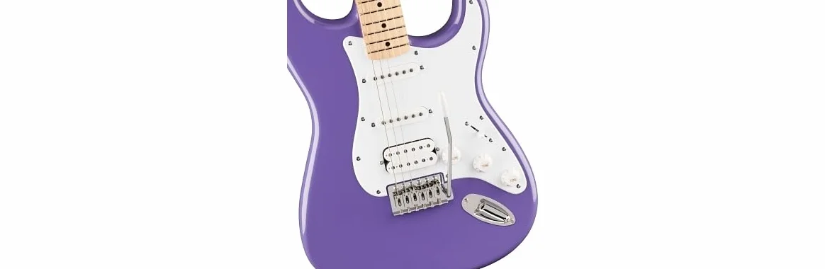 FSR Squier Sonic® Stratocaster® HSS gitara elektryczna, klonowa klawiatura, biała tragówka, ultrafiolet
