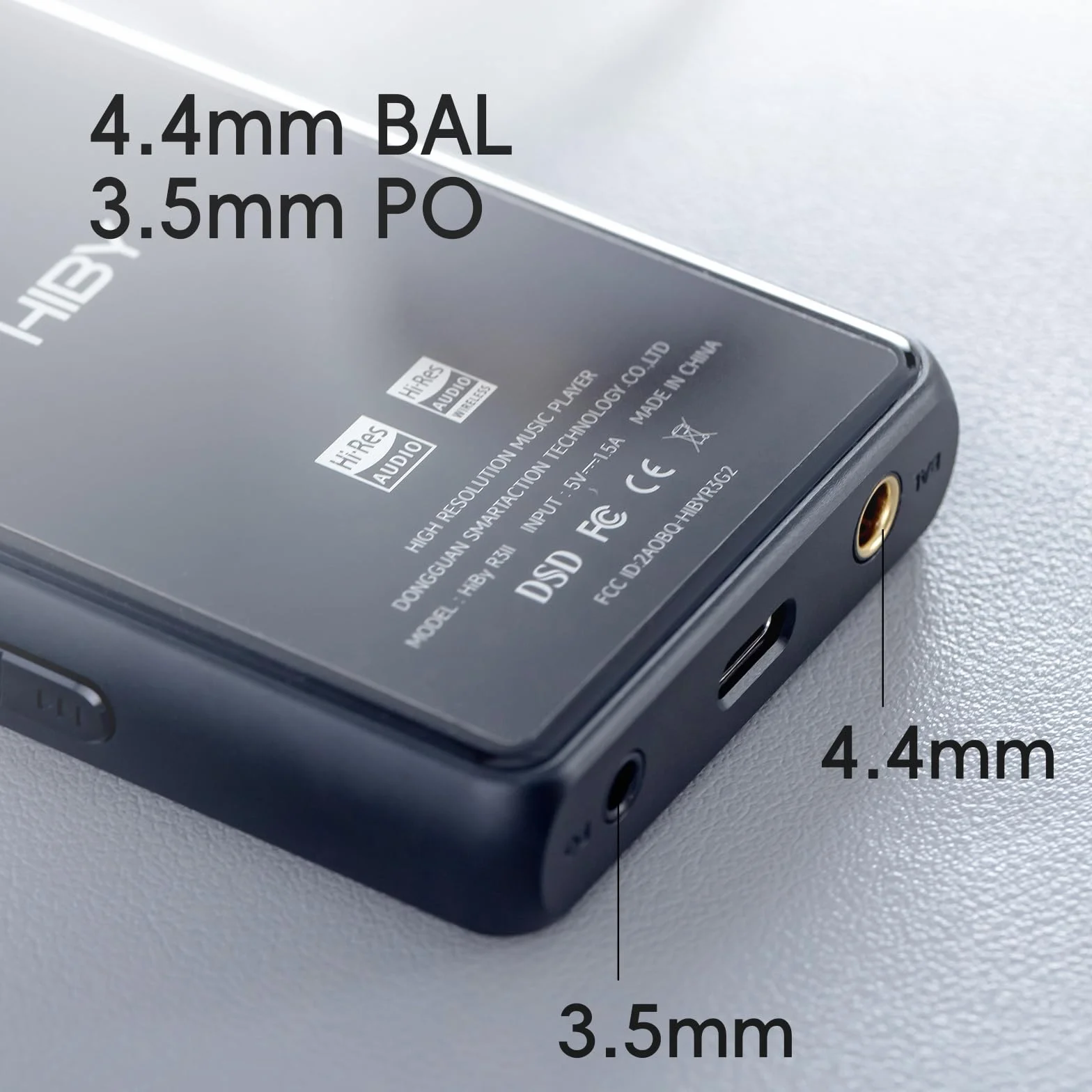 HiBy R3 II 2025 odtwarzacz Hi-Res Audio - podwójne chipy DAC, dekodowanie MQA, odtwarzacz Qobuz/Tidal z Bluetooth 5.1, porty 3.5mm SE/4.4mm BAL | Możliwość rozszerzenia pamięci do 2TB