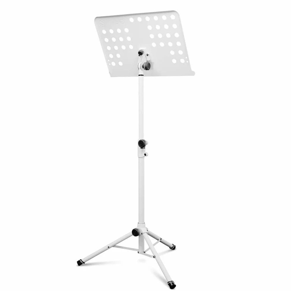 Gravity NS 411 W - klasyczny stojak na nuty, regulacja wysokości do 1200 mm, biały