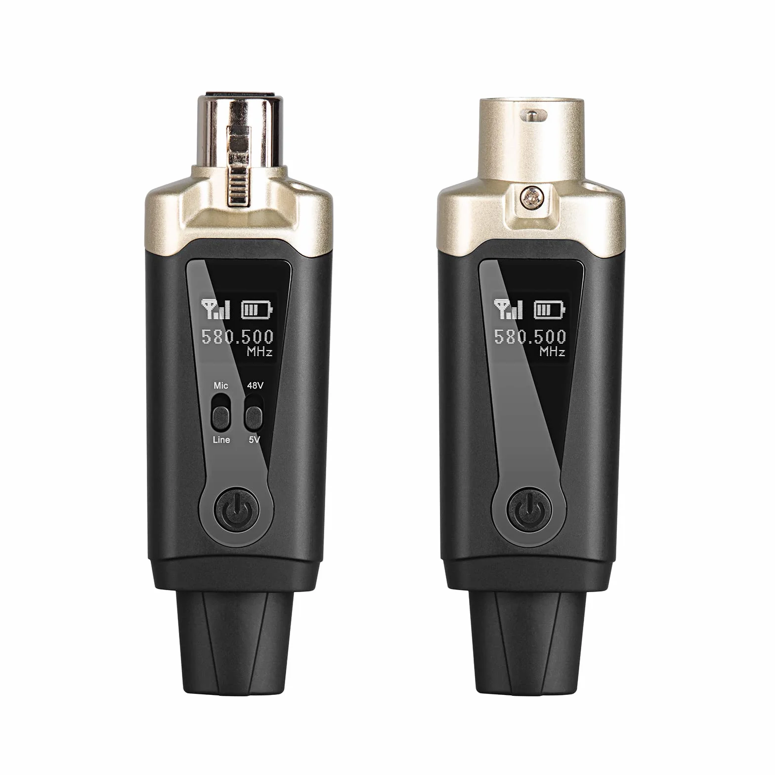 Depusheng T9 Mikrofon bezprzewodowy XLR Nadajnik i odbiornik bezprzewodowy XLR do mikrofonów dynamicznych i pojemnościowych, miksera, głośników, interfejsu audio