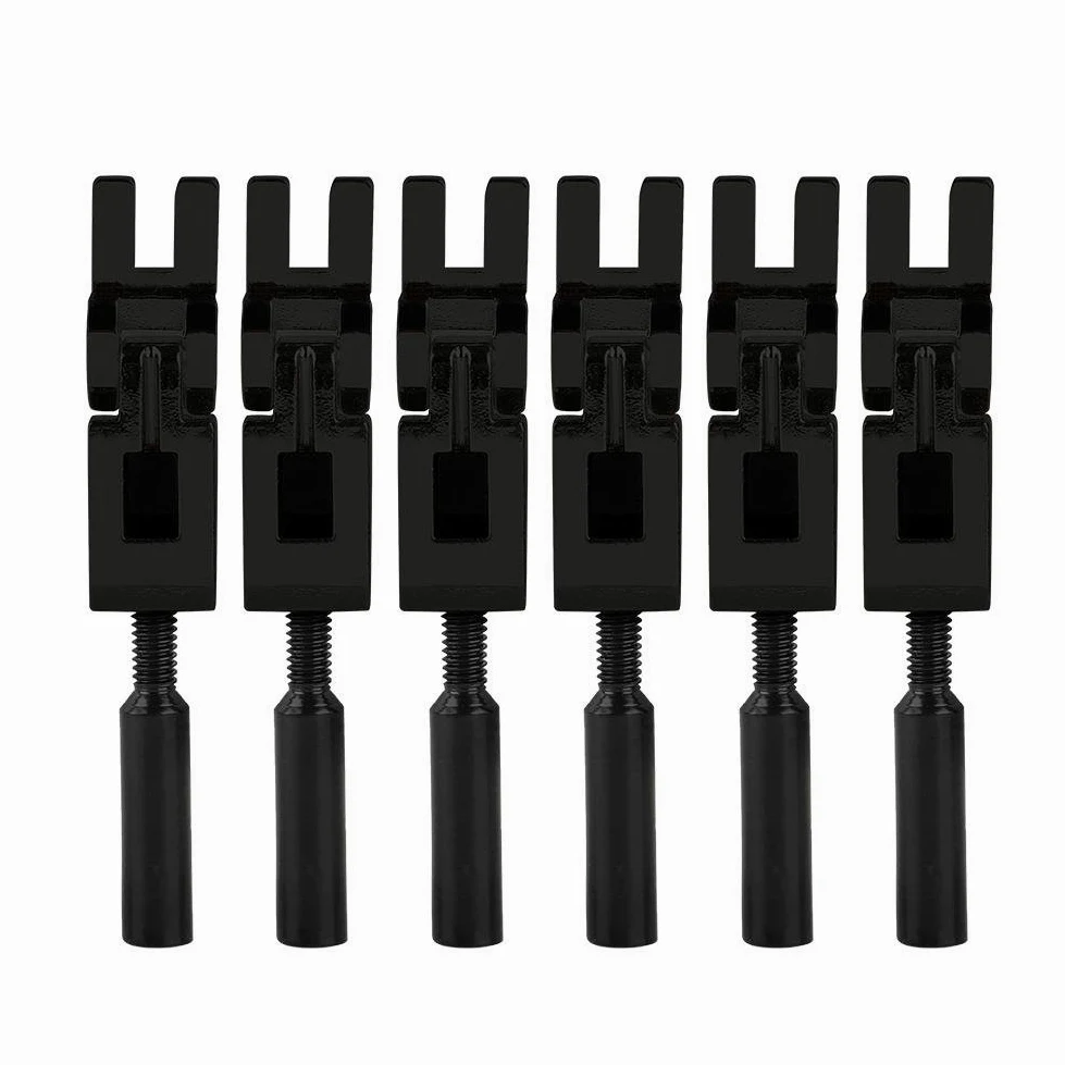 Floyd-rose siodło, części tremolo, 6 szt. siodełek tremolo mostek rolkowy, siodełka tremolo mostek gitarowy z zamiennikiem klucza do gitary elektrycznej Floyd Rose (czarny)