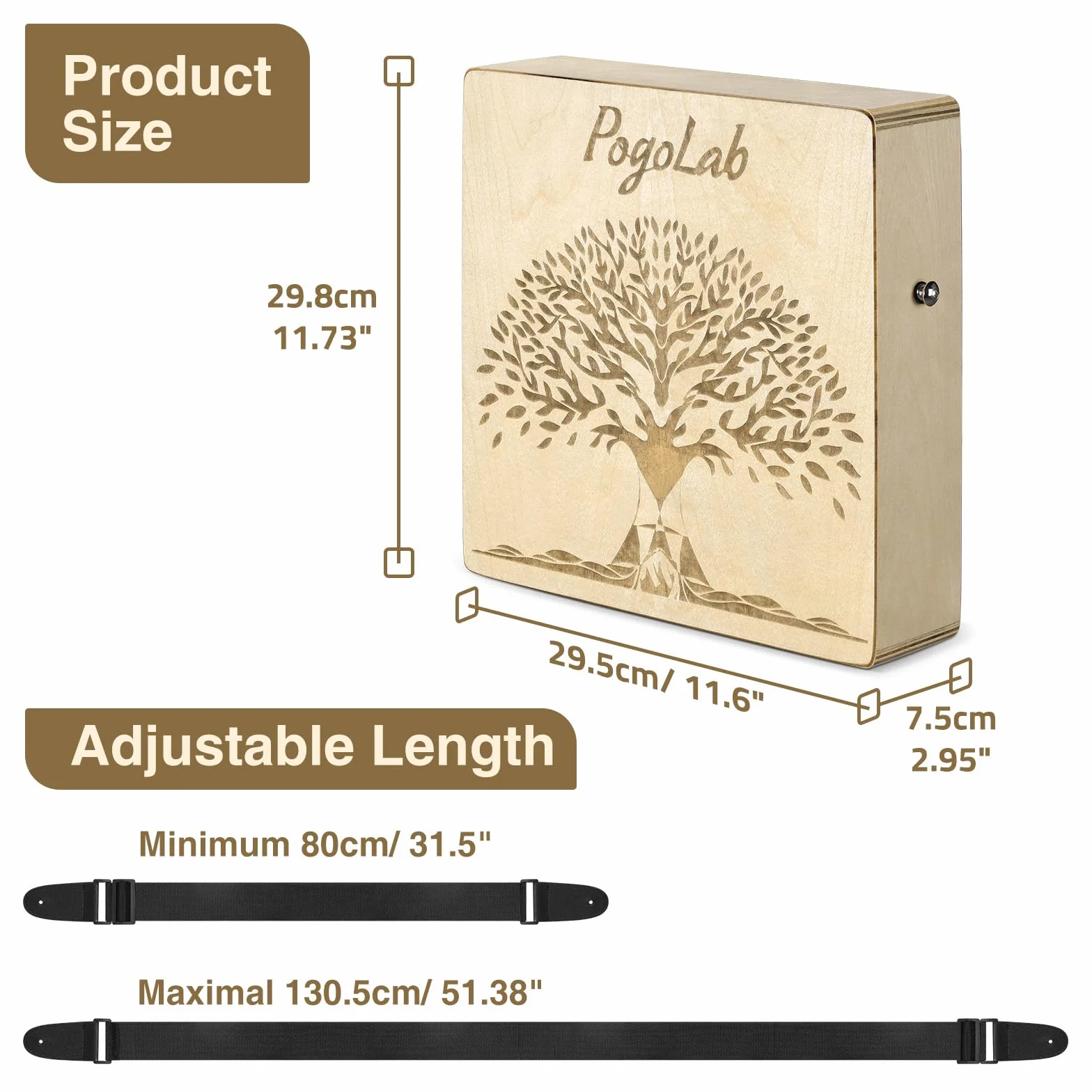 POGOLAB Cajón, 3 w 1 Travel Cajon