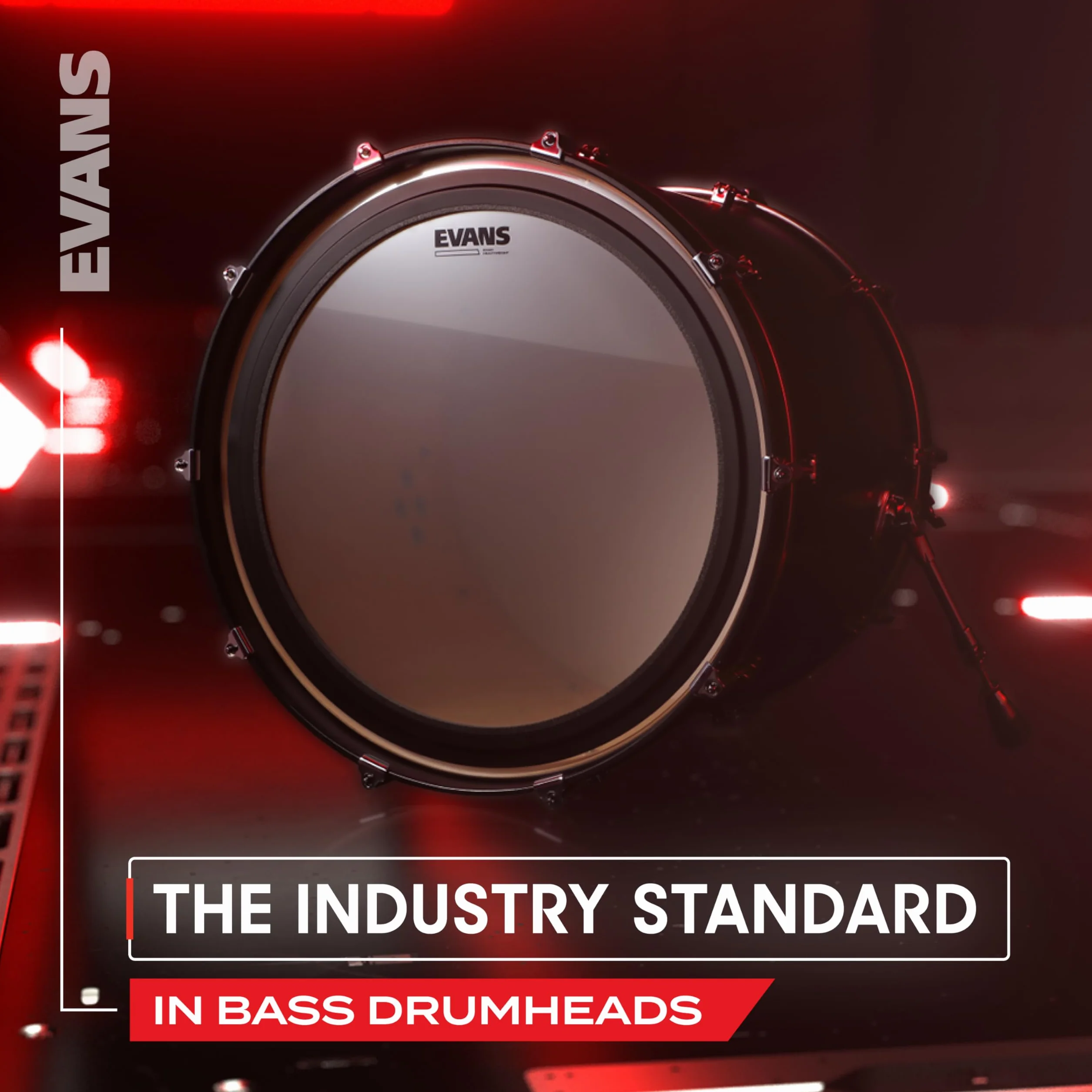 Evans Heads BD18EMADONX 46 cm głowice perkusyjne EMAD Onyx