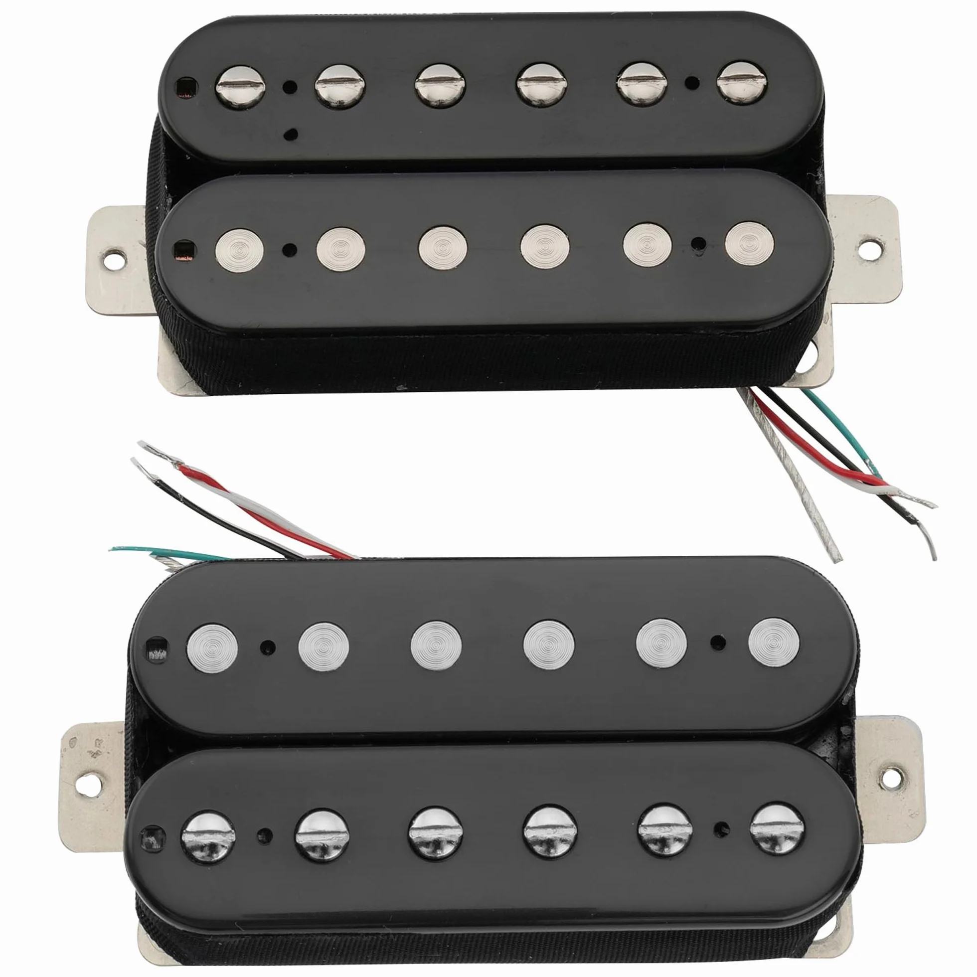 Artec VH-Rock Odsłona Alnico 5 Przetwornik Humbucker Neck Bridge Pickup Set do Gitary Elektrycznej, Czarny
