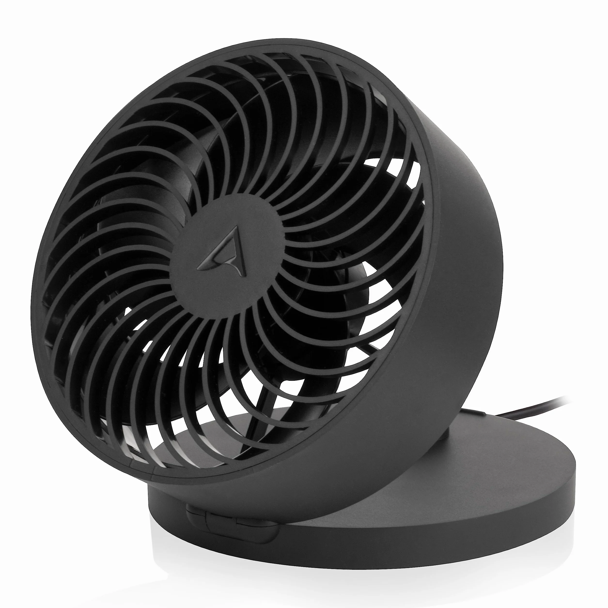 ARCTIC Summair - Składany wentylator biurkowy USB, złącze USB-A, kabel połączeniowy 120 mm, płynna regulacja 600-2800 RPM - Czarny