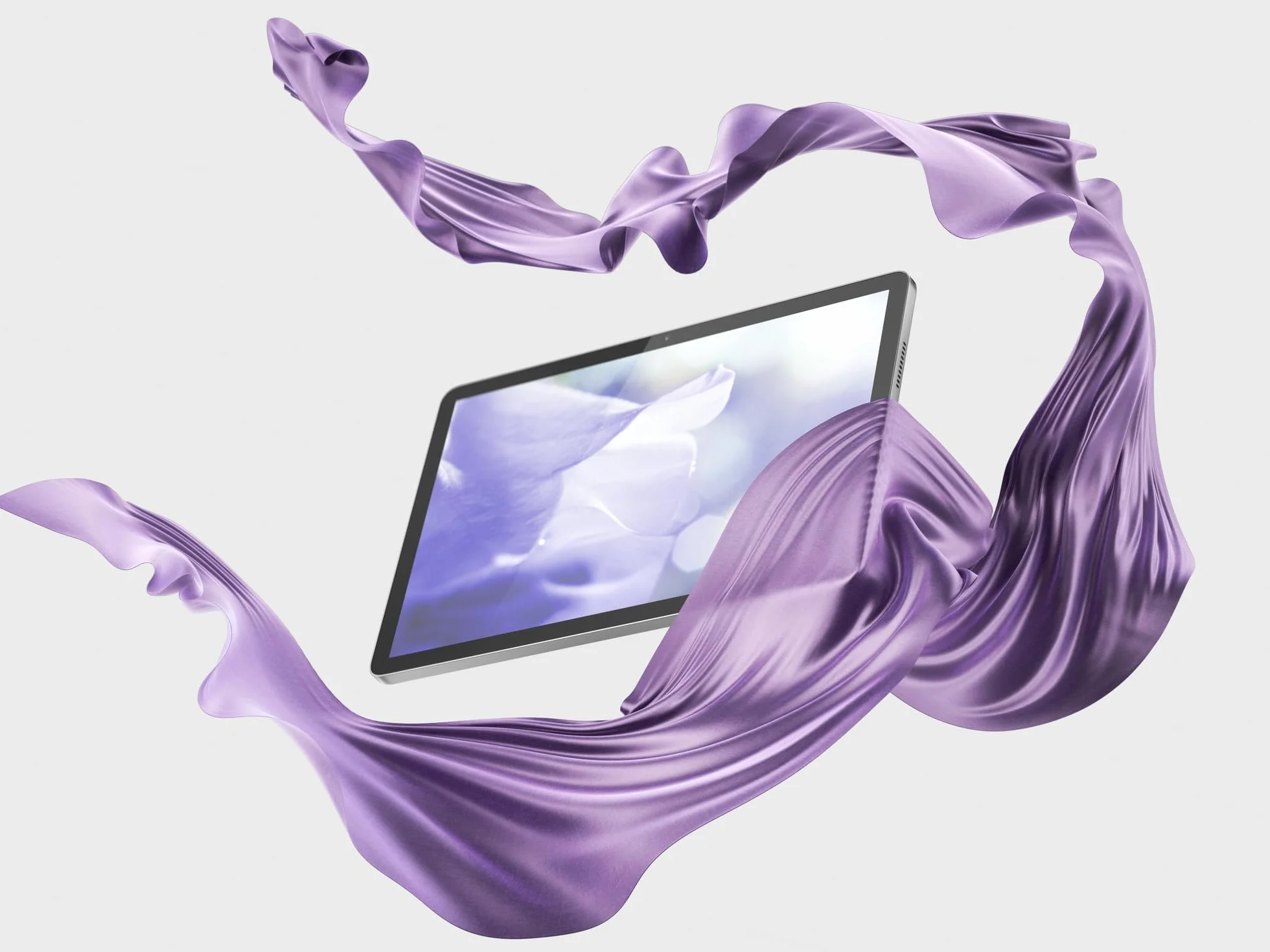 Lenovo MediaTek G85 tablet o przekątnej 10,1" Full HD, 4 GB RAM, 64 GB eMMC, Android 14, Polar Blue, z przezroczystym etui ochronnym