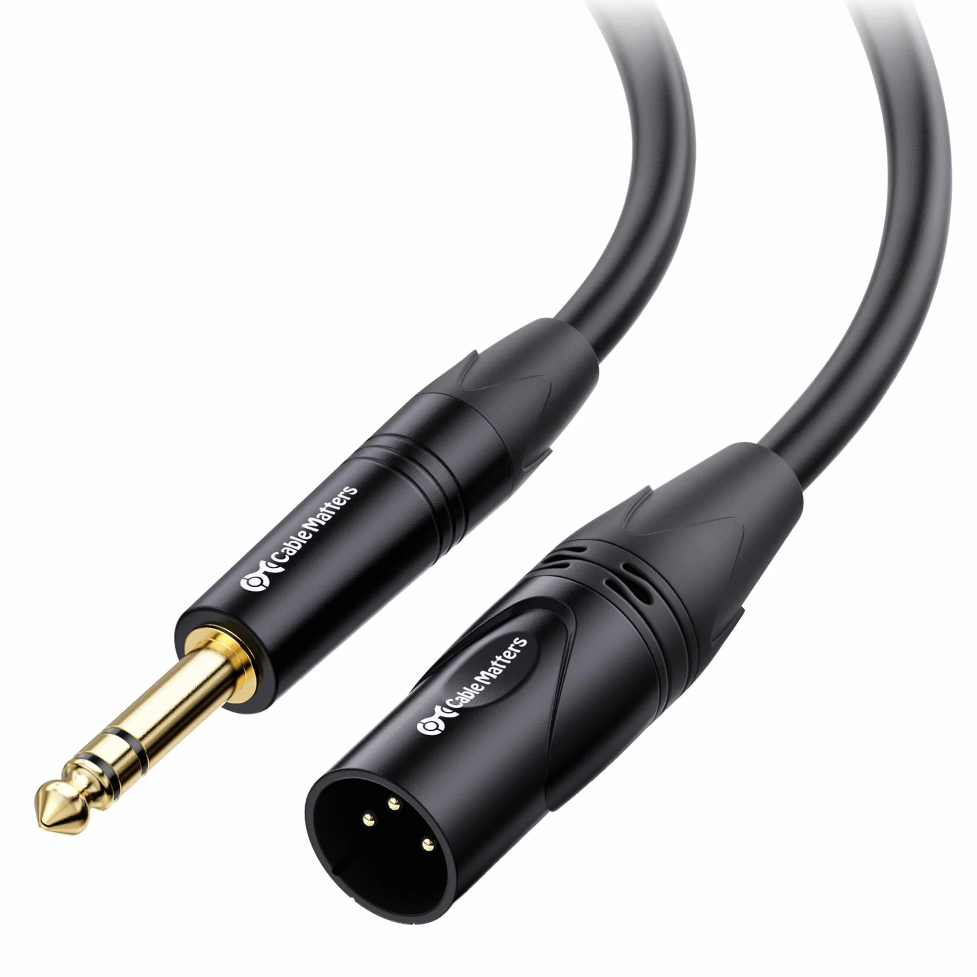 Cable Matters (kabel jack 0,9 m męski na męski do xlr, kabel TRS do XLR