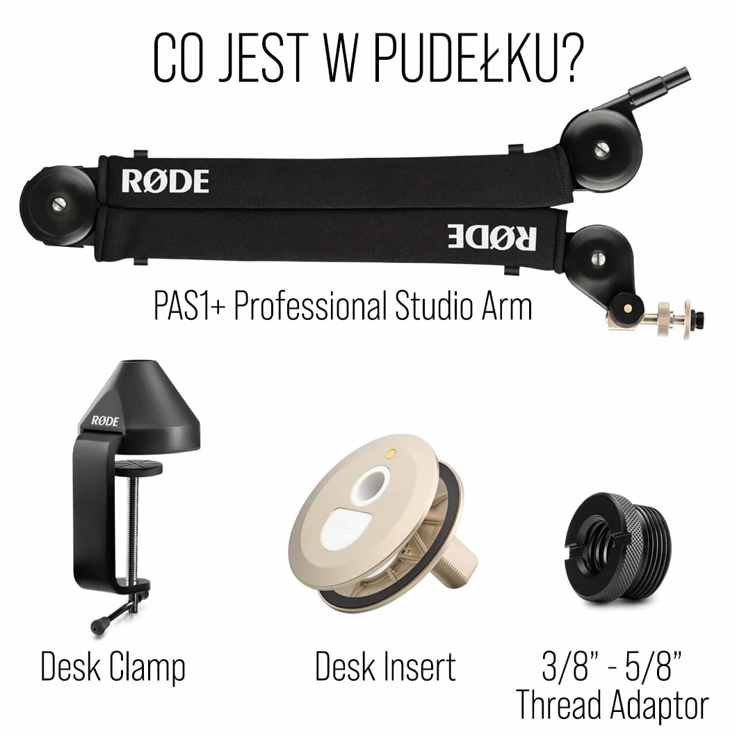 RØDE Ramię Mikrofonowe, Czarny, do 1,2 kg