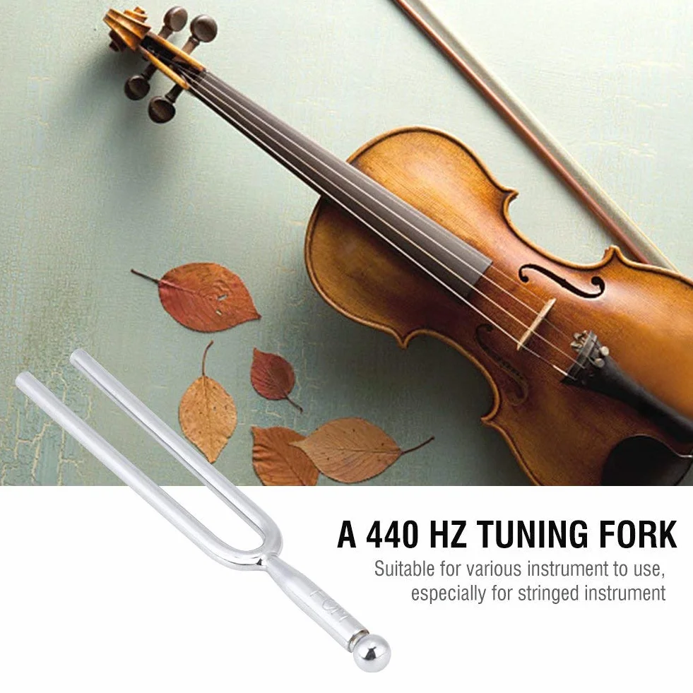 Widelec do strojenia, dźwięk A, kamerton A, stroik A, stal nierdzewna A 440 Hz, tuner, instrument muzyczny, narzędzie dźwiękowe