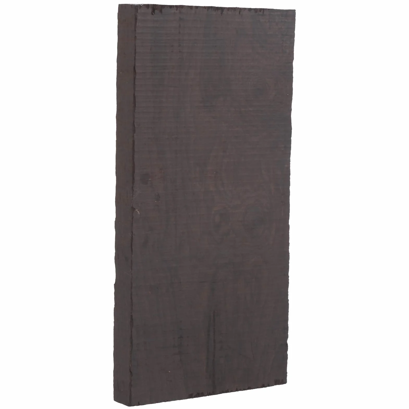 Eujgoov czarny heban drewno puste DIY Craft drewniany uchwyt akcesoria do instrumentów muzycznych (120 * 60 * 10mm)