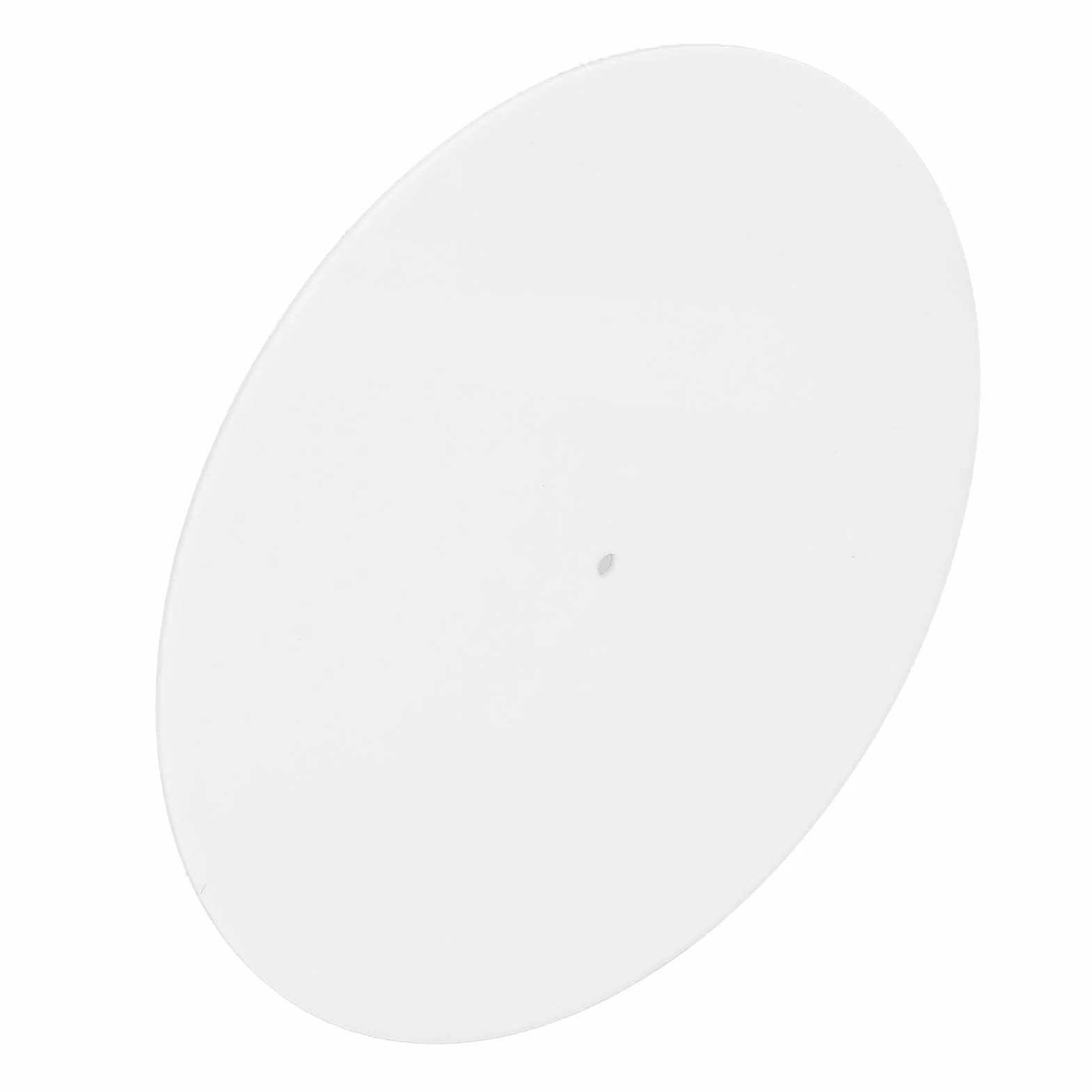 Mata Gramofonowa Płyta Talerzowa Slipmat, Slipmat Talerzowy do 12-calowego Gramofonu Winylowego w Stylu Vintage, Redukuje Hałas Powodowany Przez Kurz Statyczny (WHITE)